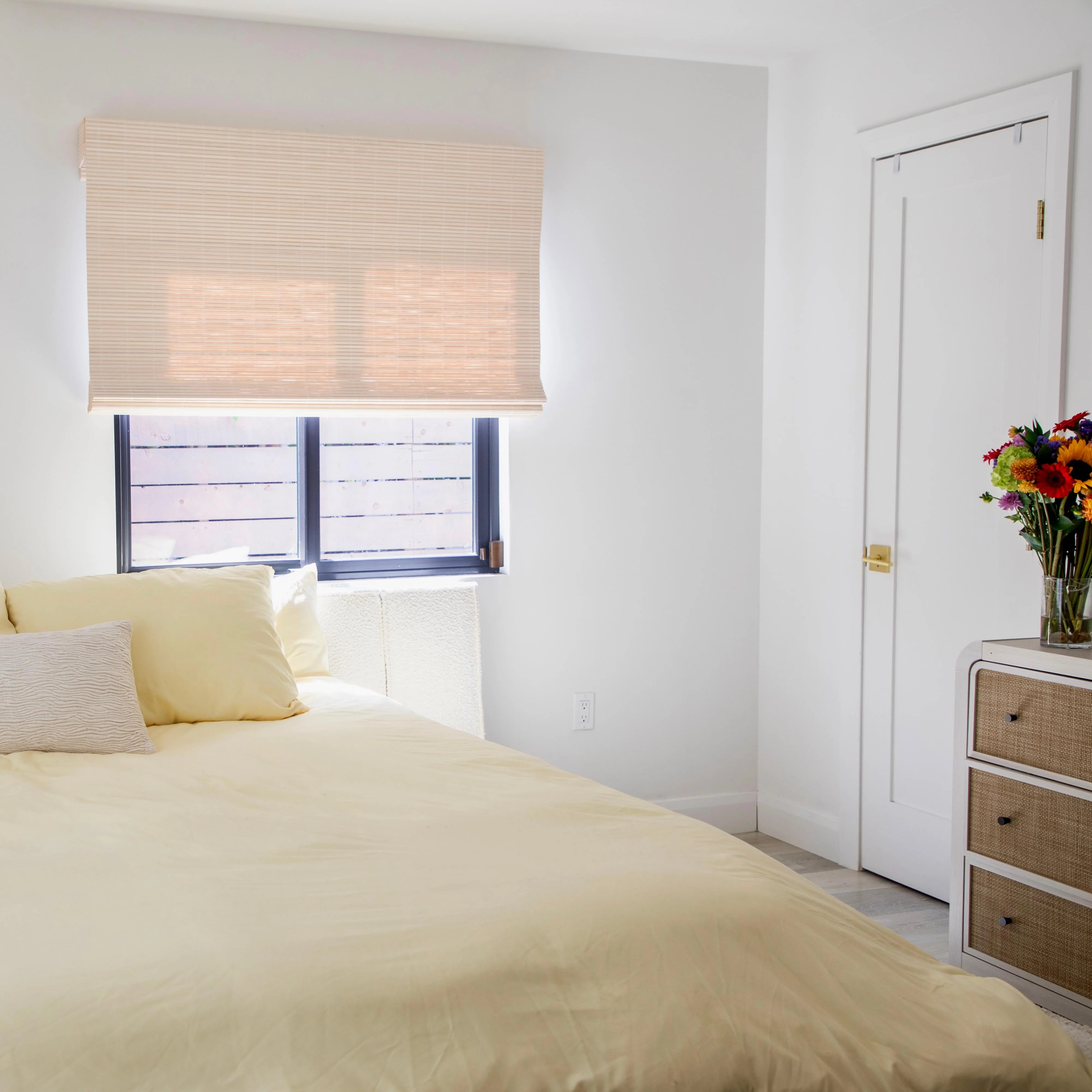 Ivy Woven Bamboo Blinds & Shades | Bone White - Image 2