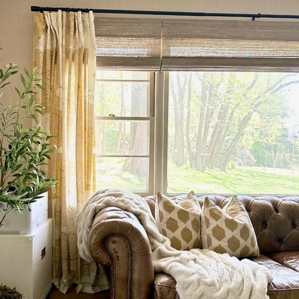 Ivy Woven Bamboo Blinds & Shades | Olive Green - Image 2
