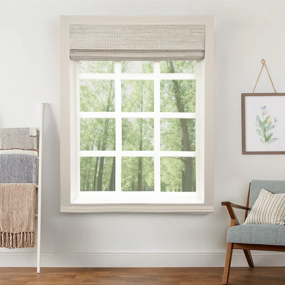 Ivy Woven Bamboo Blinds & Shades | Olive Green - Image 8
