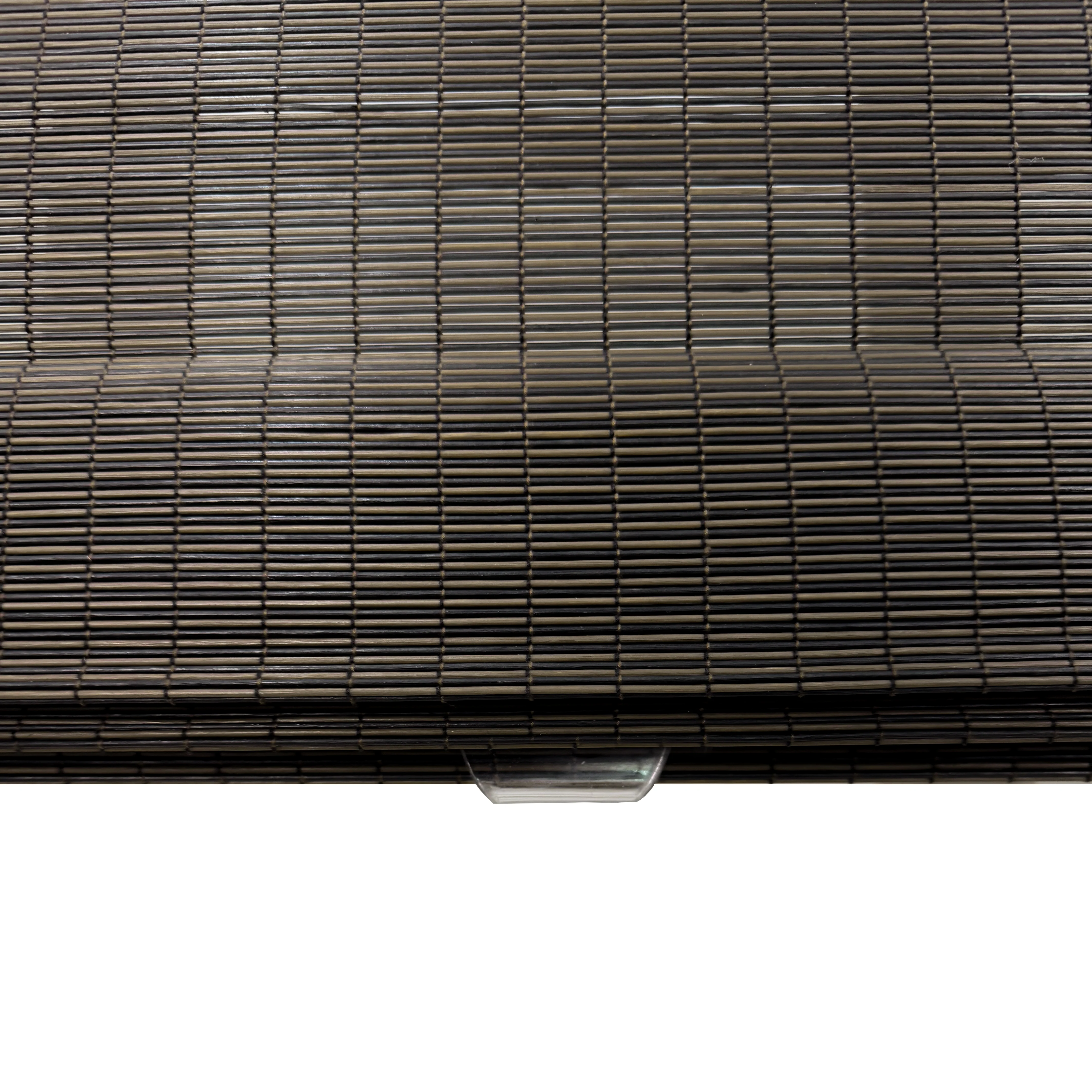 Ivy Woven Bamboo Blinds & Shades Top Down Bottom Up | Black Brown - Image 3