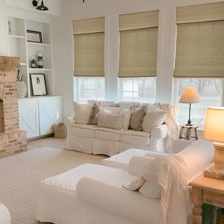 Ivy Woven Bamboo Blinds & Shades Top Down Bottom Up | Tawny - Image 2