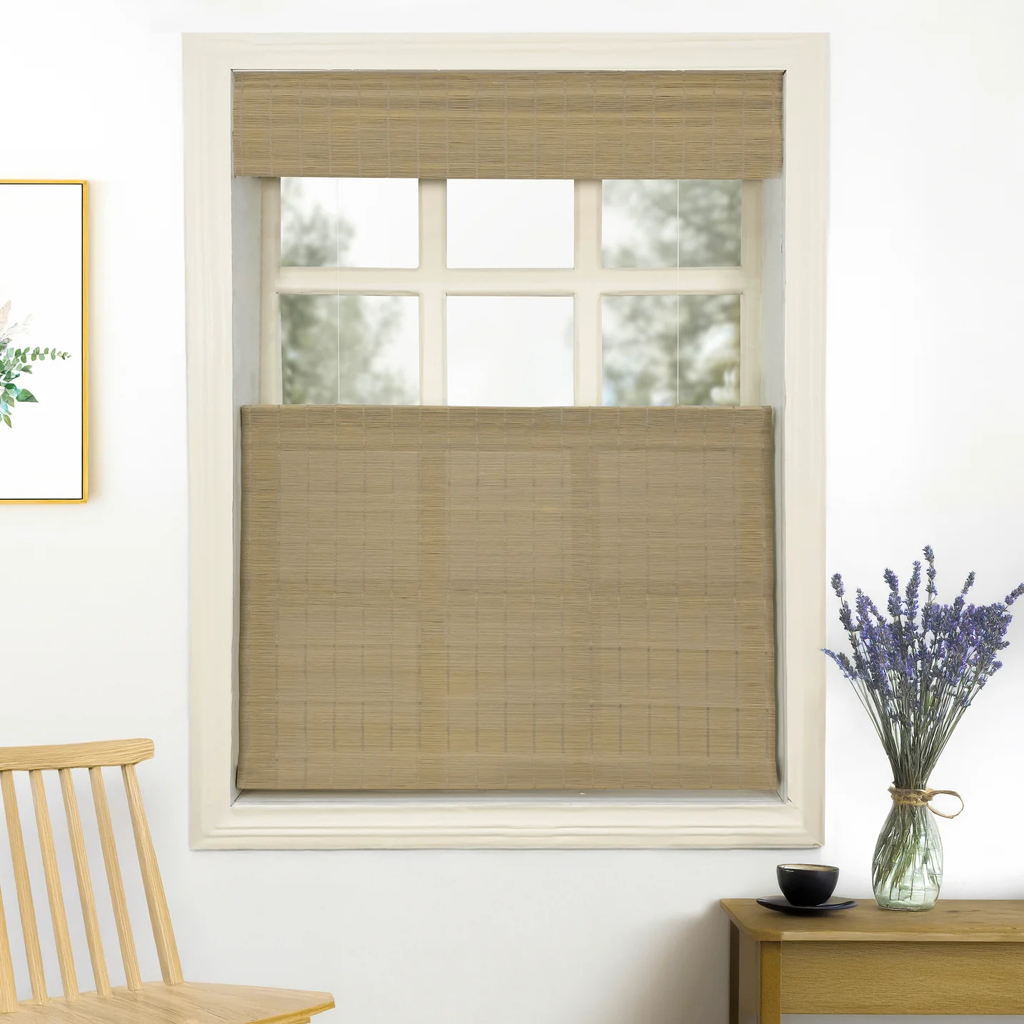 Ivy Woven Bamboo Blinds & Shades Top Down Bottom Up | Tawny - Image 4