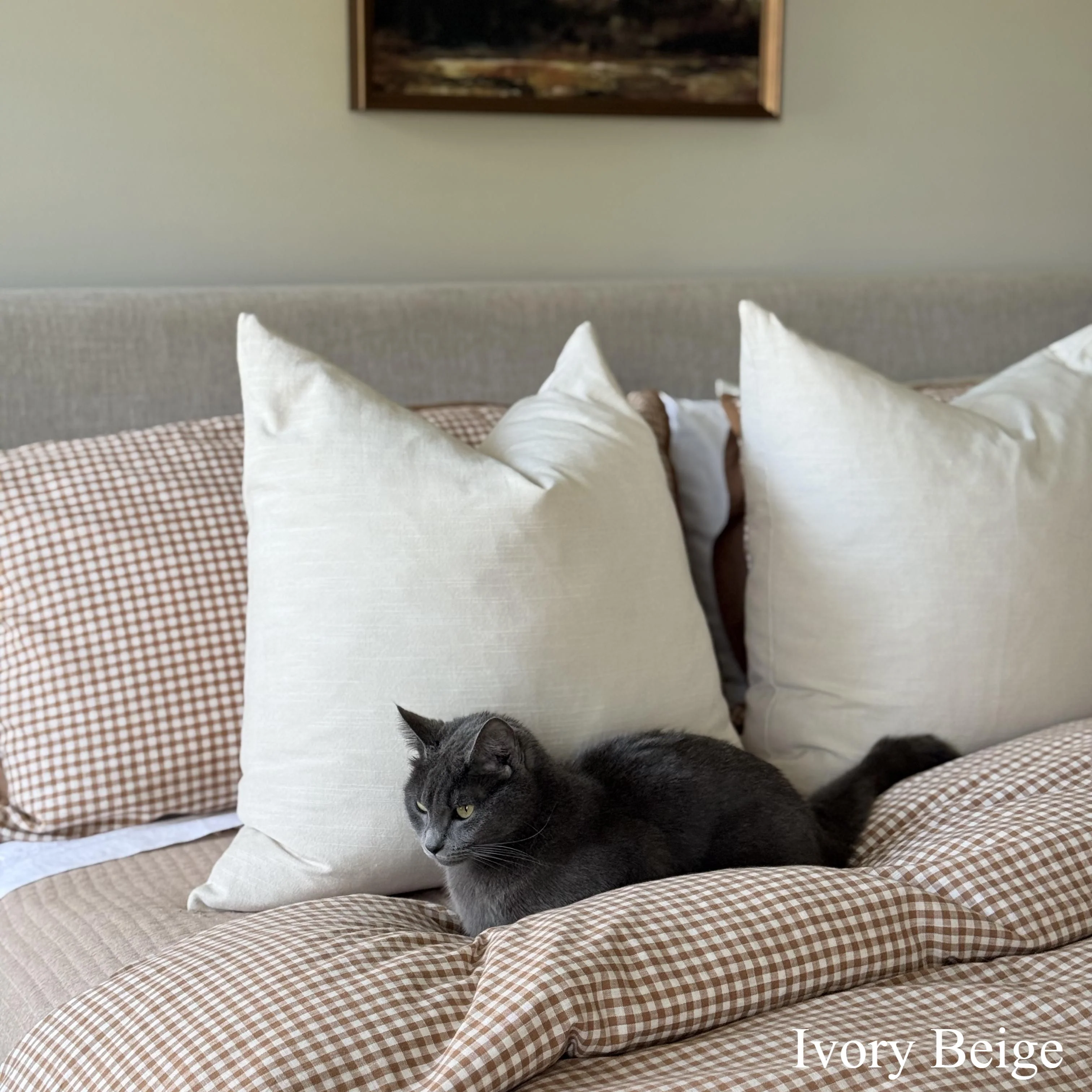 Jenna Linen Pillow - Image 4