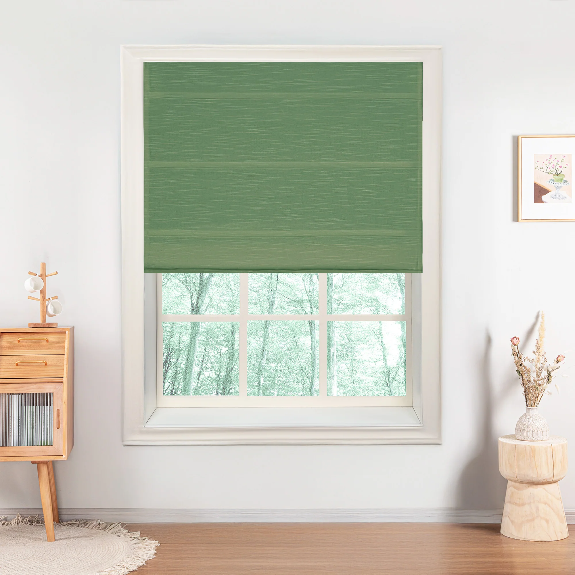 Jenna Linen Roman Shades & Blinds - Image 21