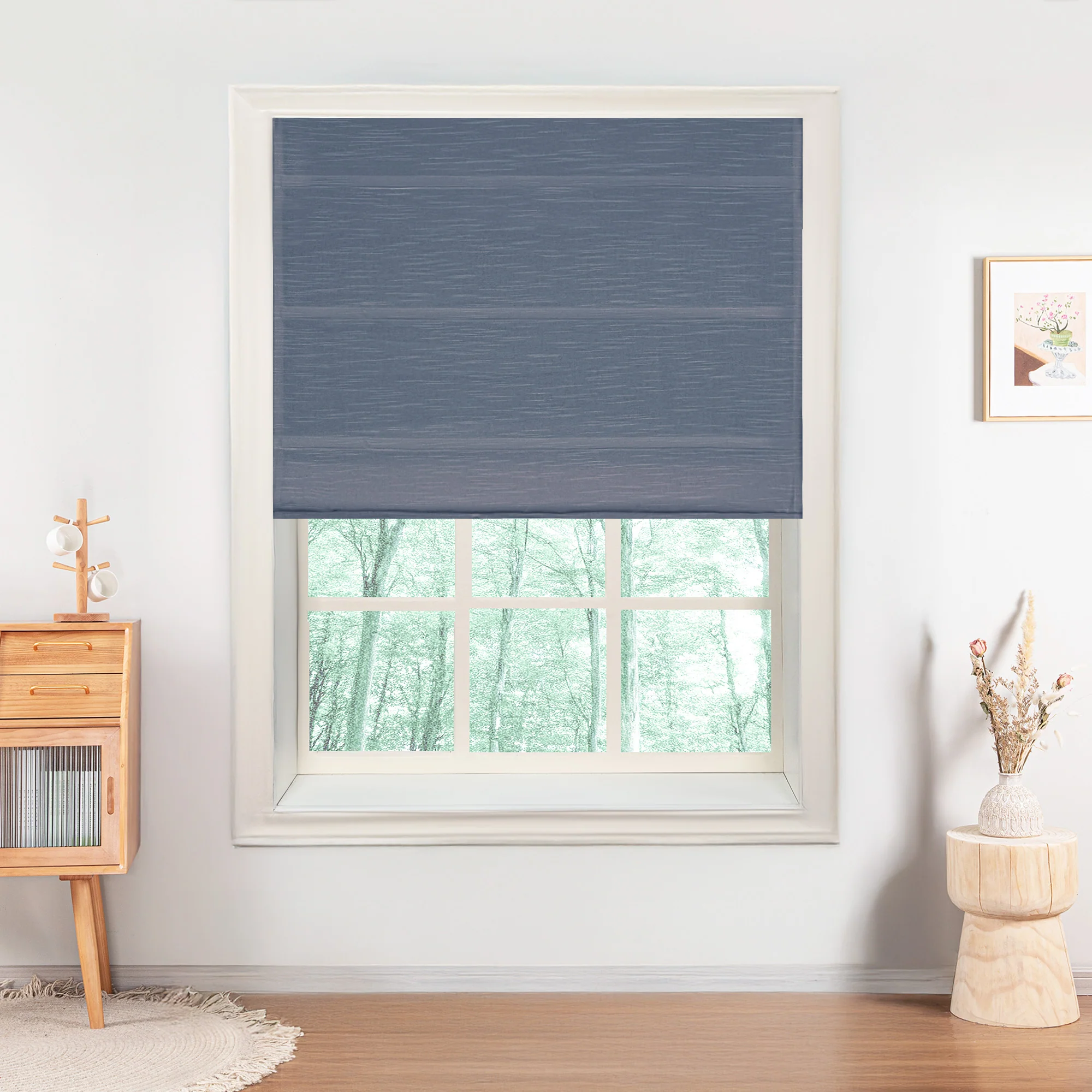 Jenna Linen Roman Shades & Blinds - Image 24
