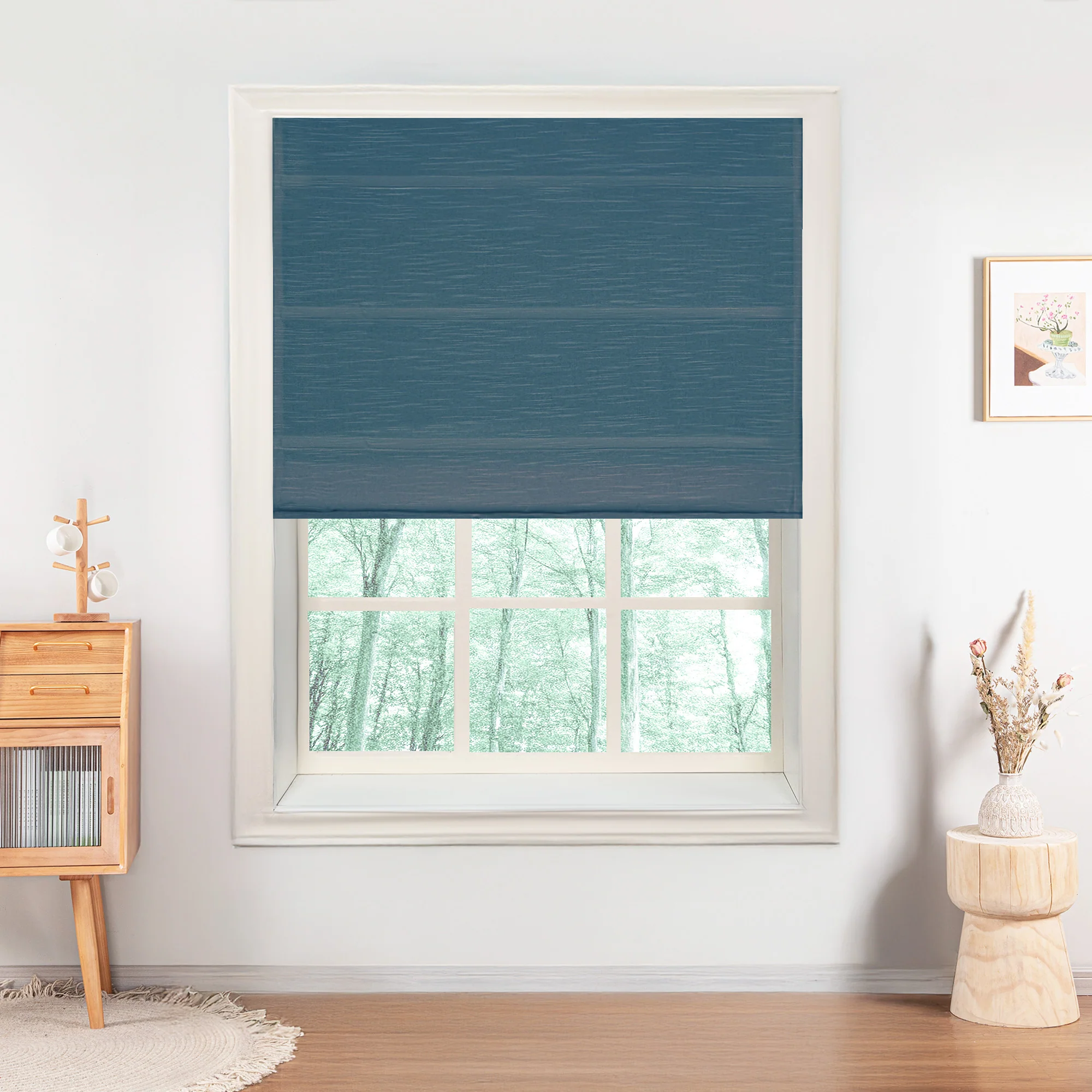 Jenna Linen Roman Shades & Blinds - Image 28