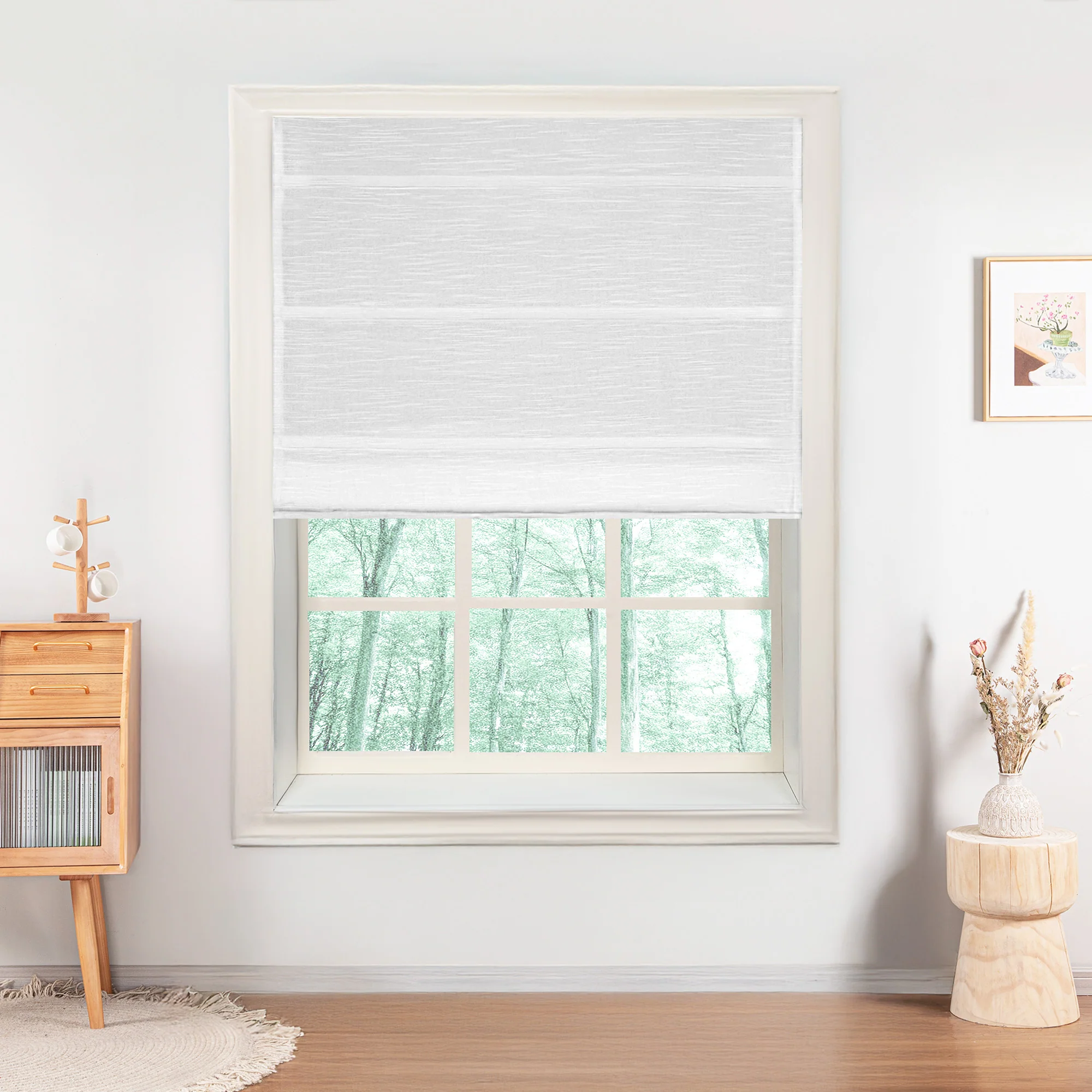 Jenna Linen Roman Shades & Blinds - Image 31