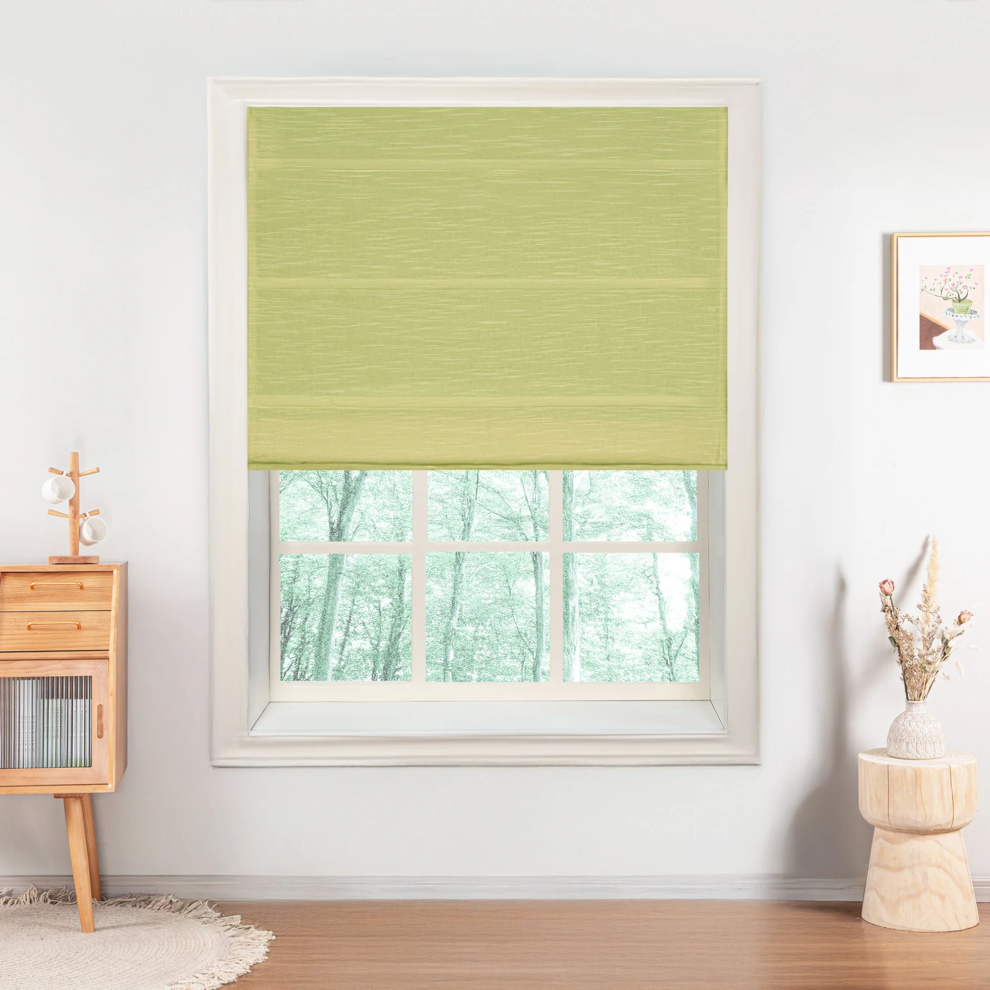 Jenna Linen Roman Shades & Blinds - Image 20