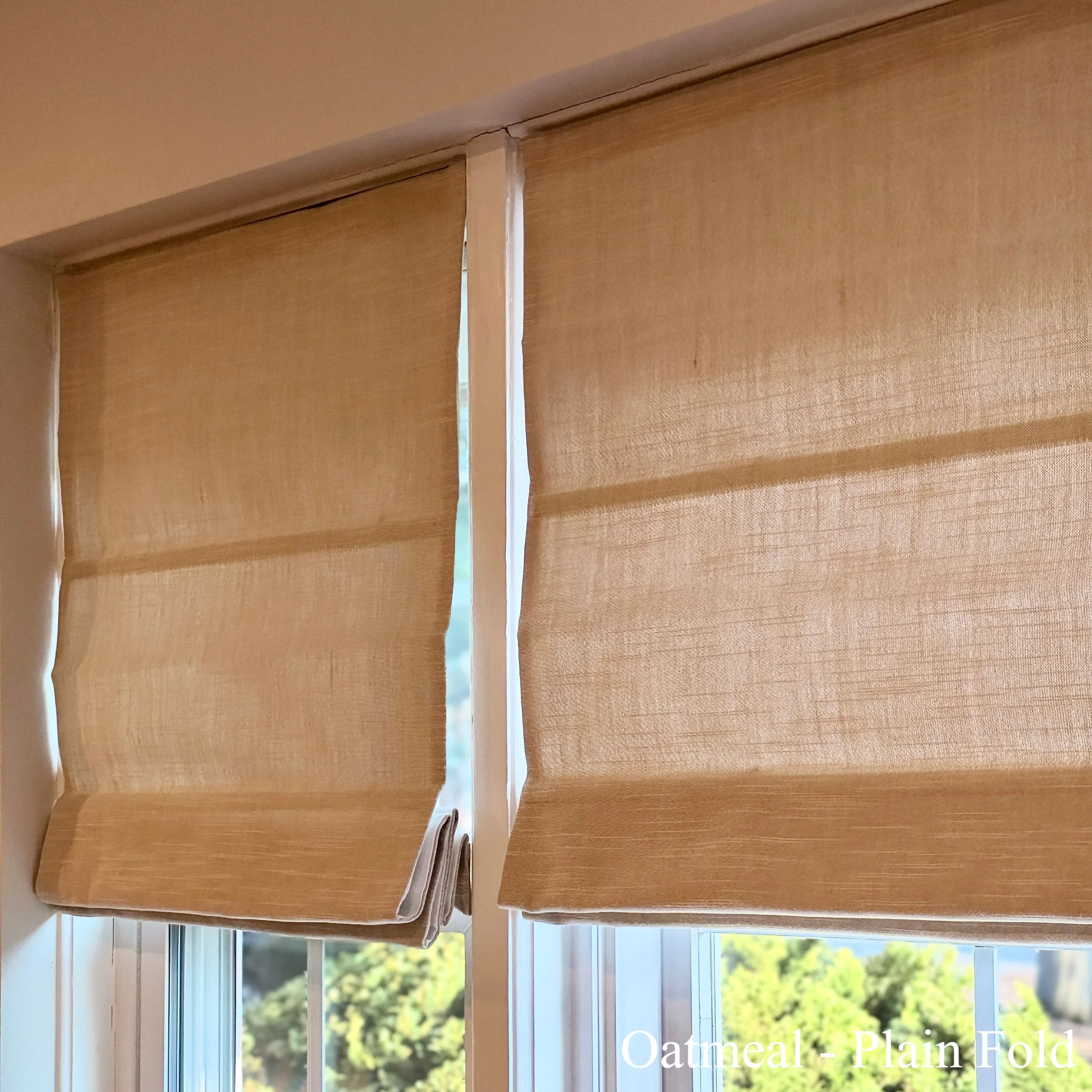 Jenna Linen Roman Shades & Blinds - Image 7
