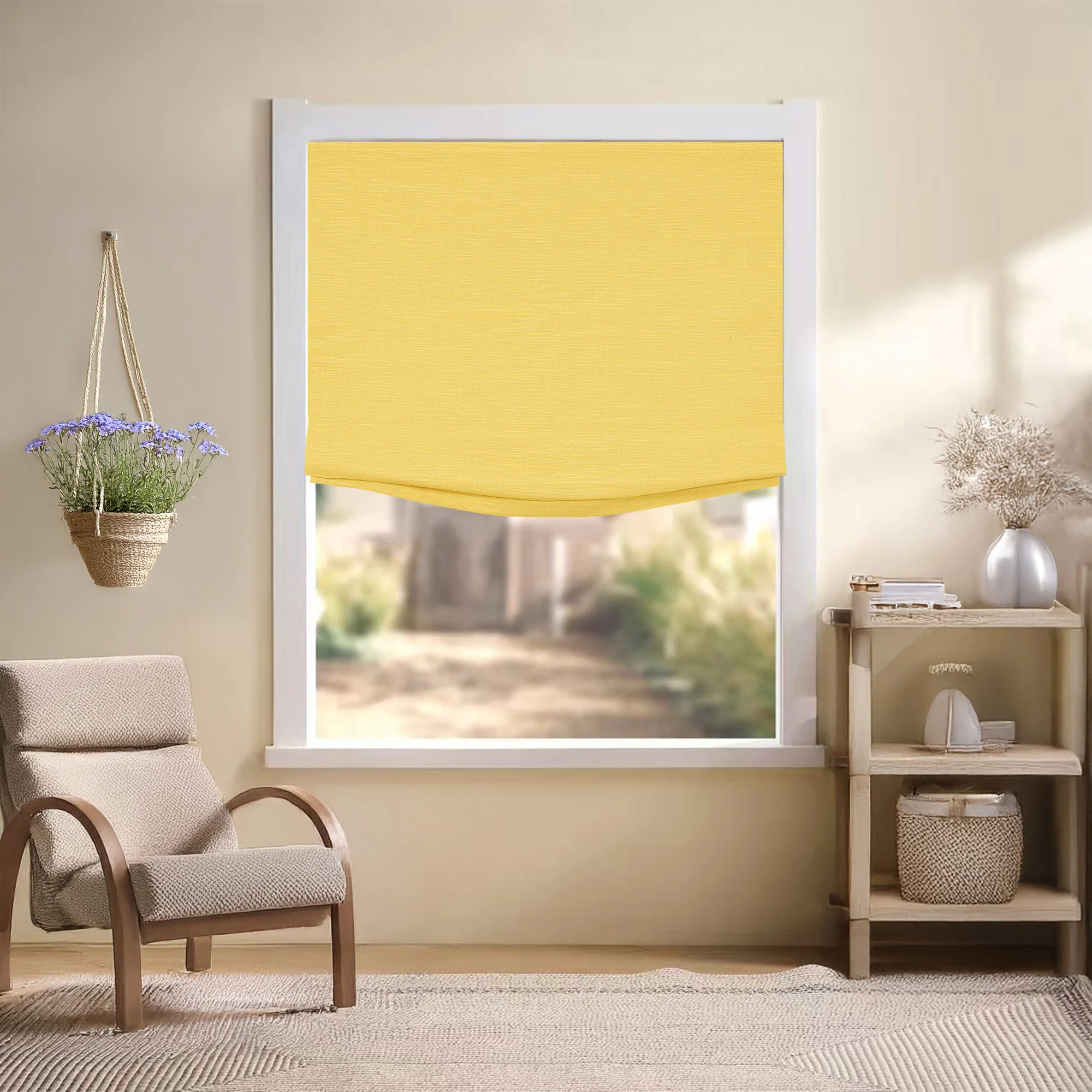 Jenna Linen Roman Shades & Blinds | Relaxed - Image 21
