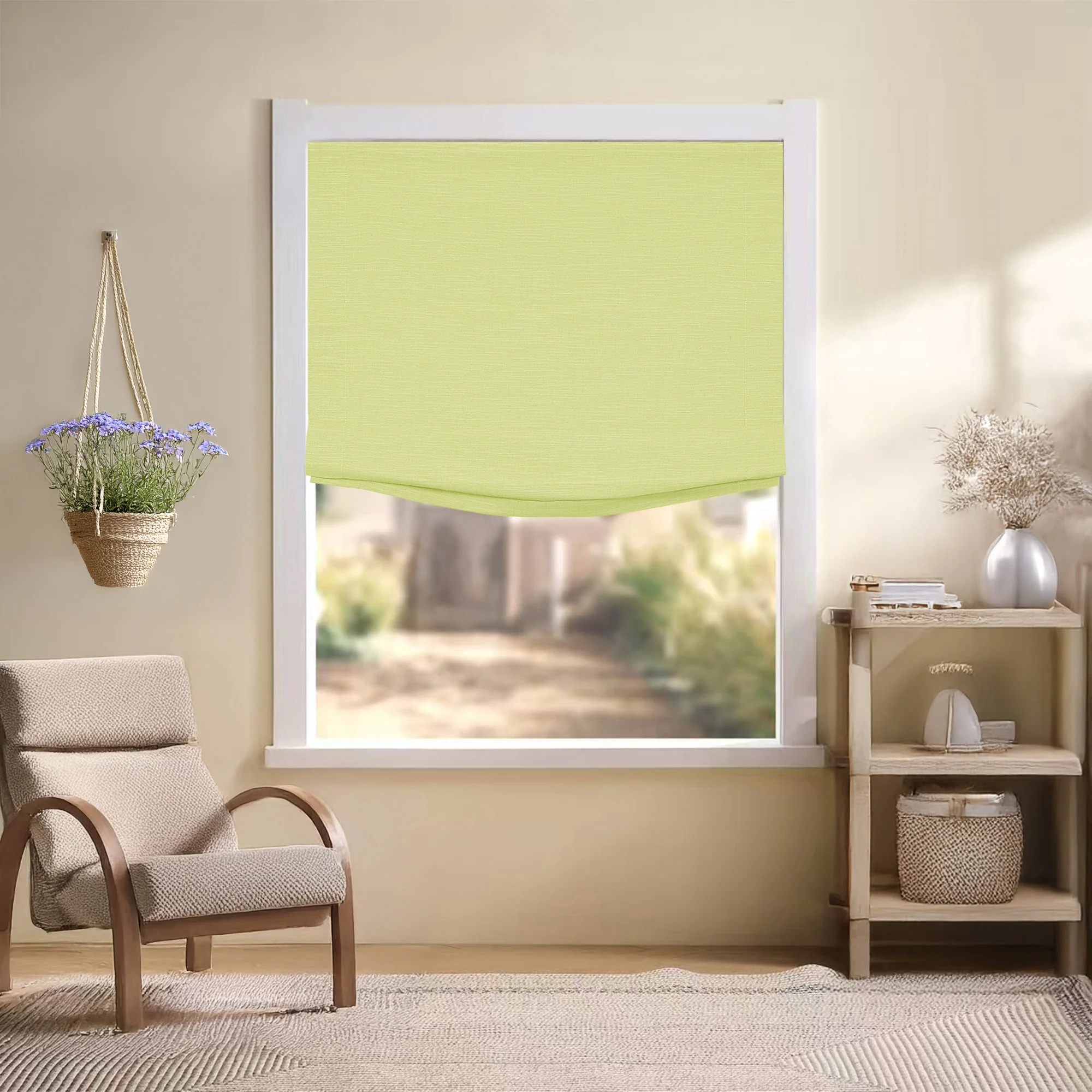 Jenna Linen Roman Shades & Blinds | Relaxed - Image 23