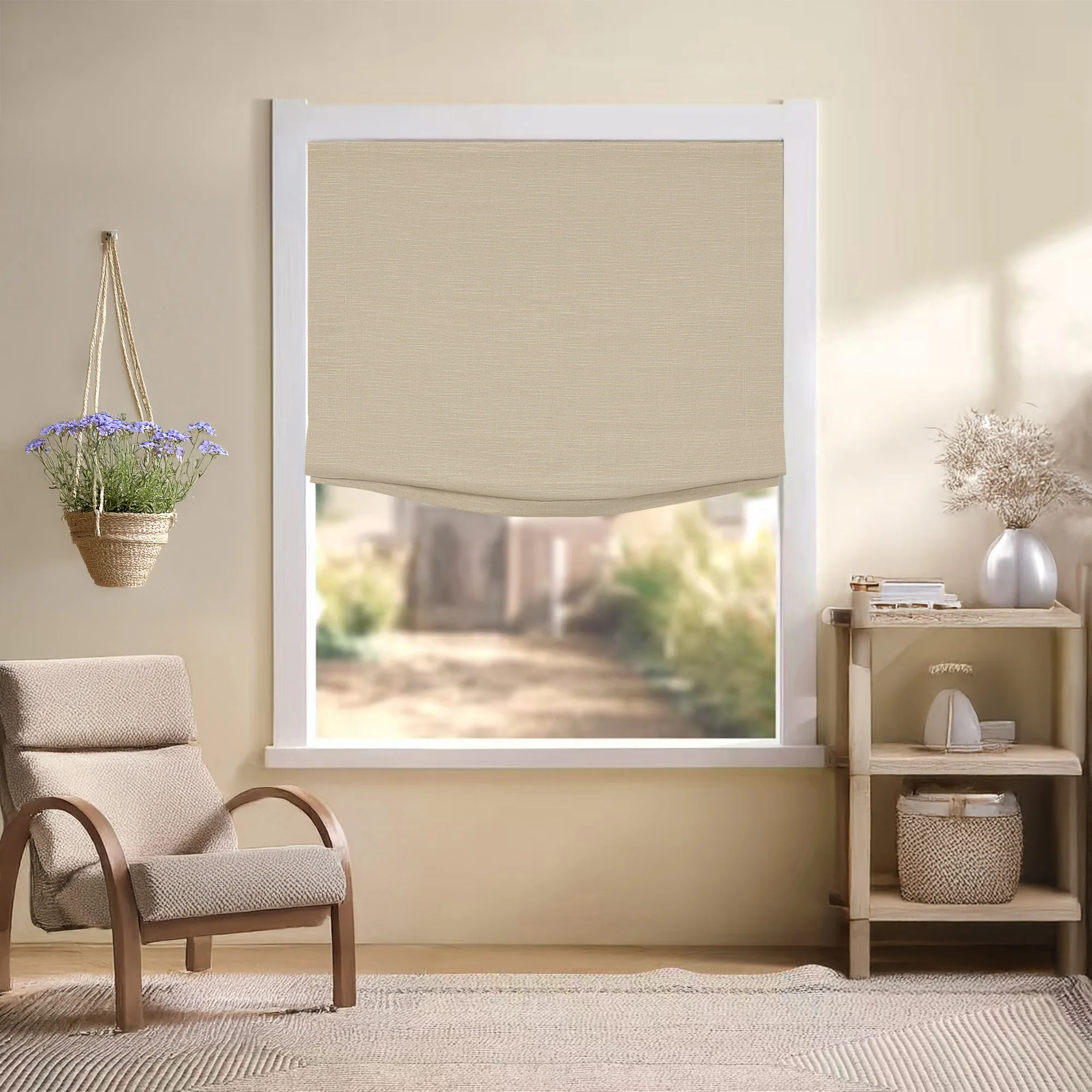 Jenna Linen Roman Shades & Blinds | Relaxed - Image 25