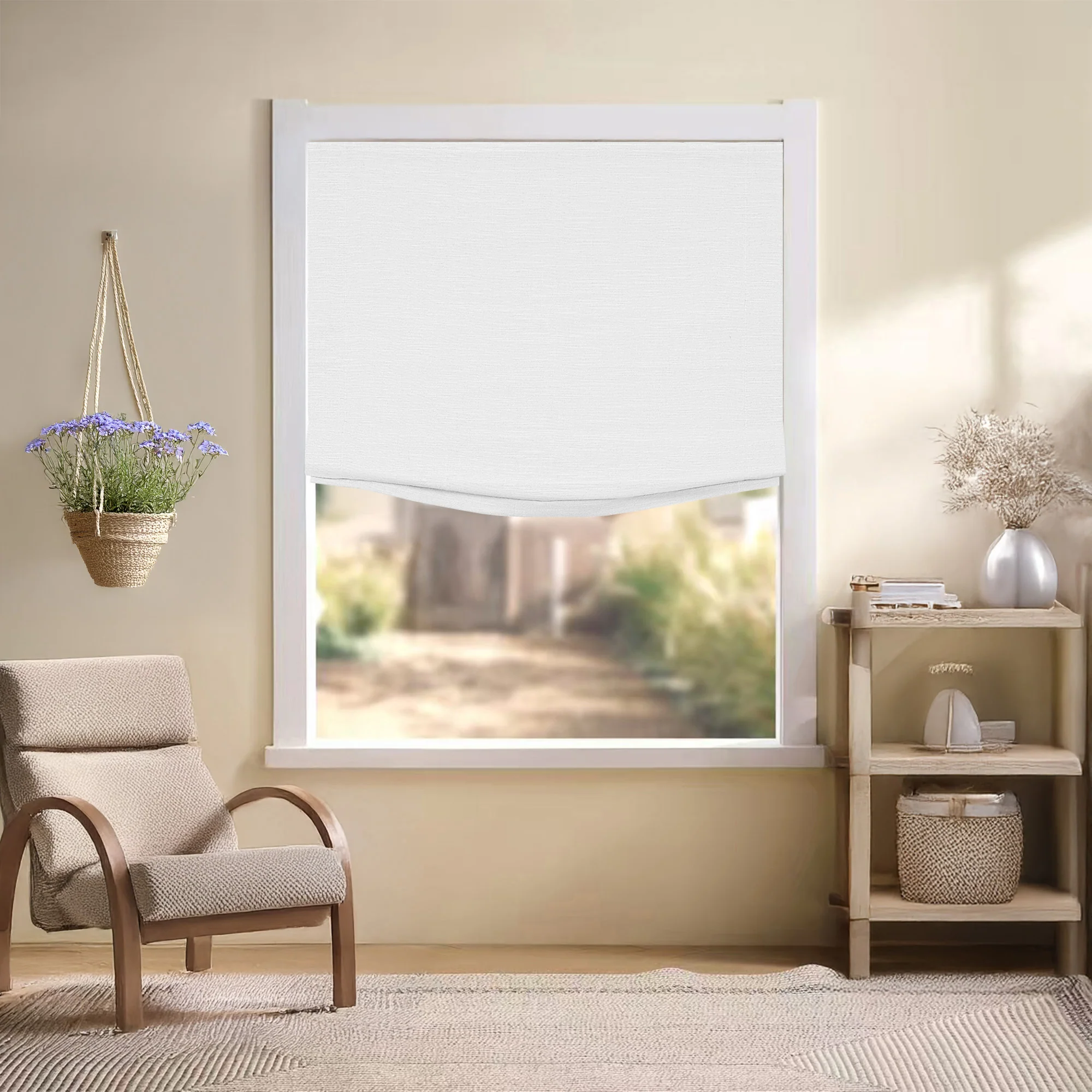 Jenna Linen Roman Shades & Blinds | Relaxed - Image 26
