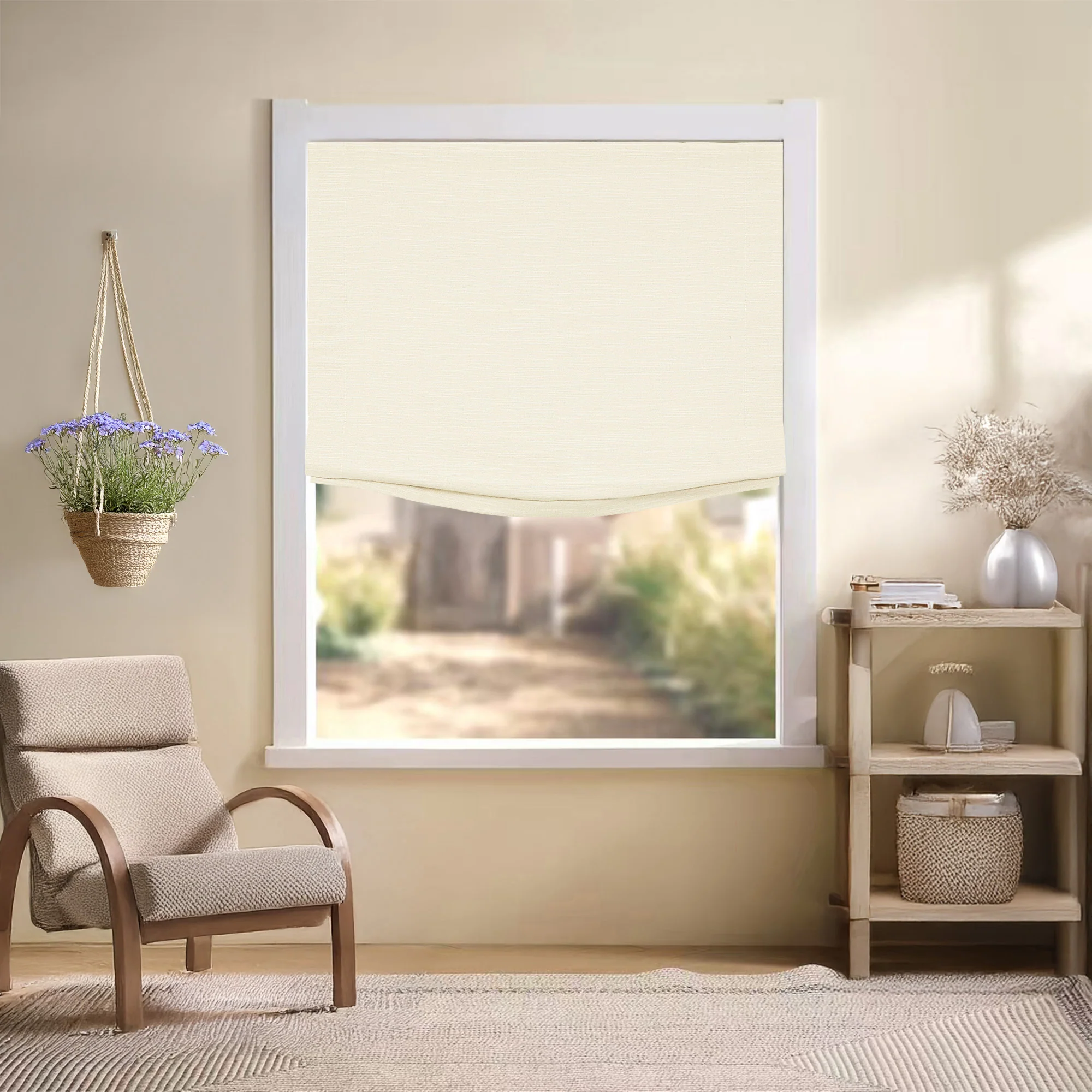 Jenna Linen Roman Shades & Blinds | Relaxed - Image 27