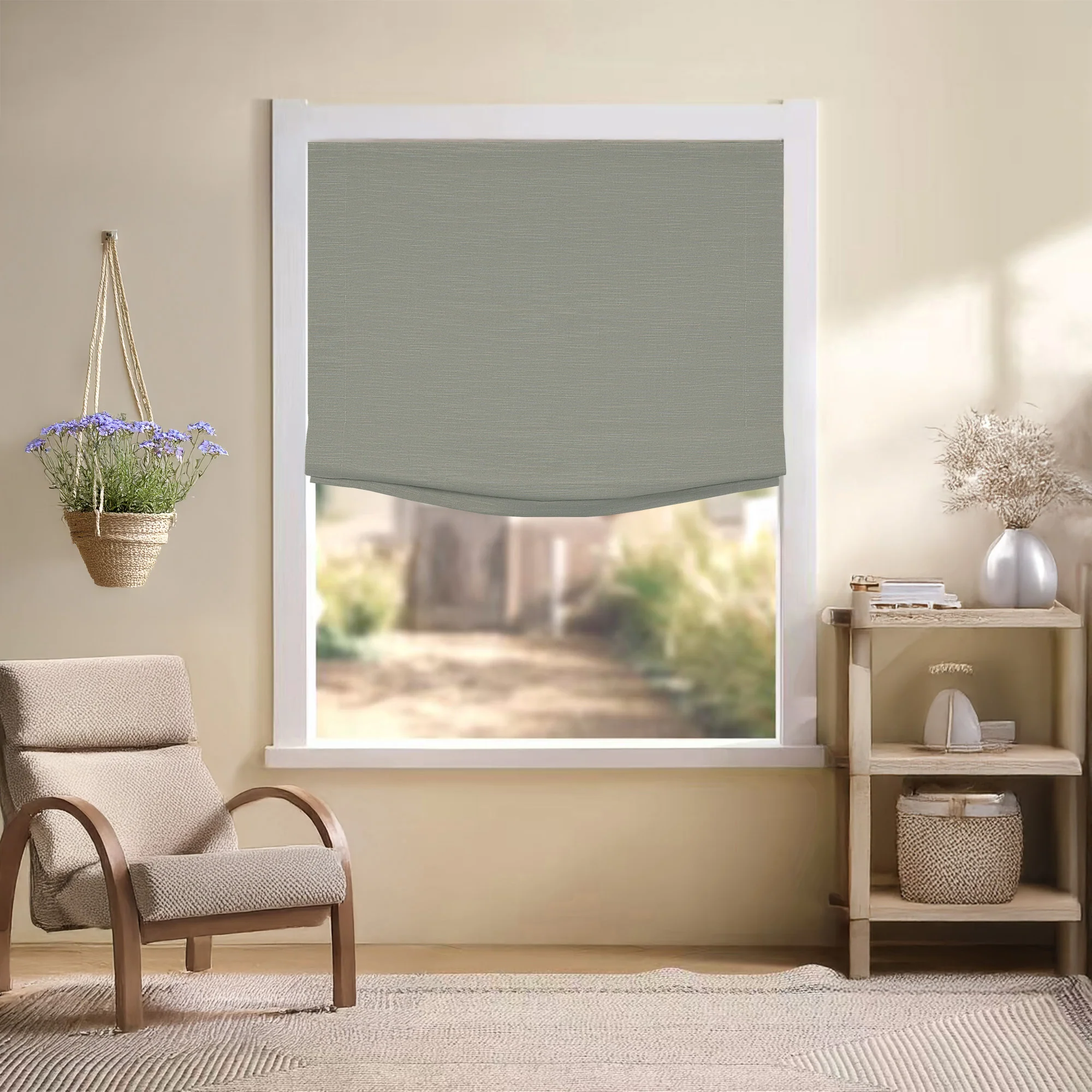 Jenna Linen Roman Shades & Blinds | Relaxed - Image 28