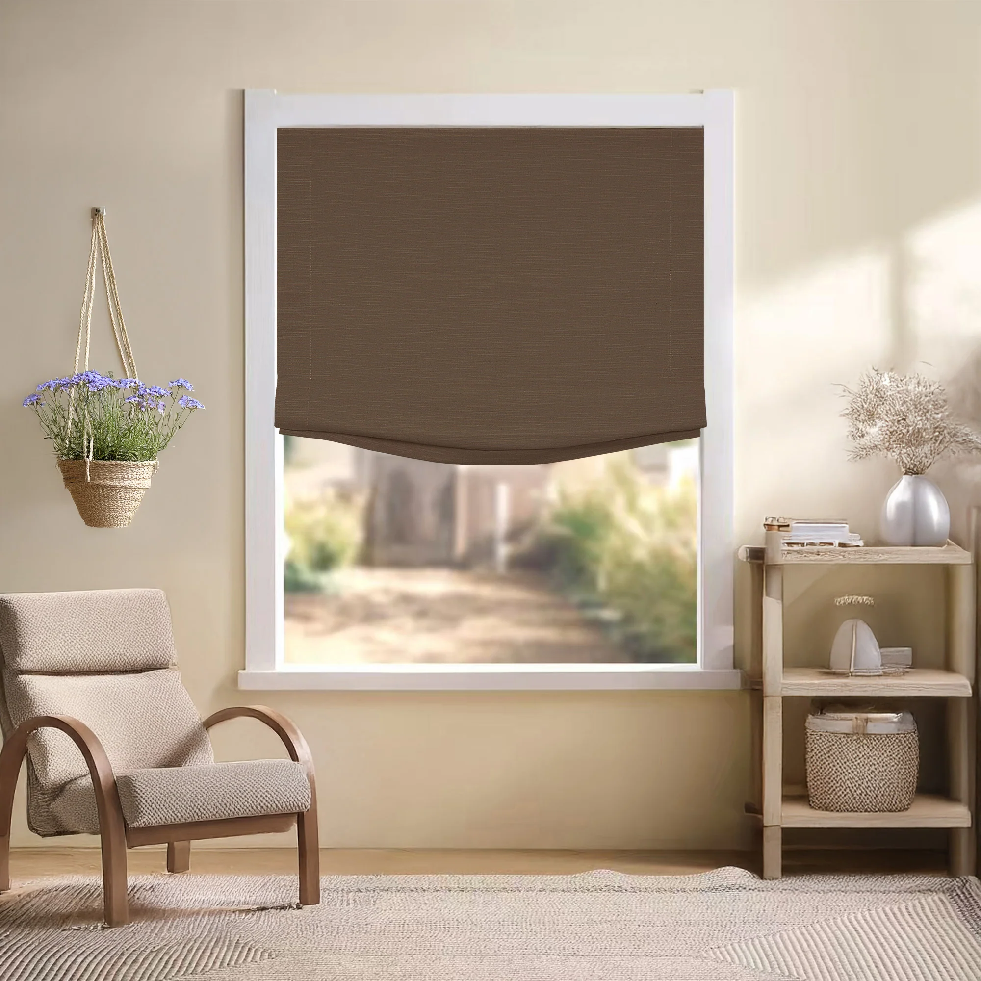 Jenna Linen Roman Shades & Blinds | Relaxed - Image 32