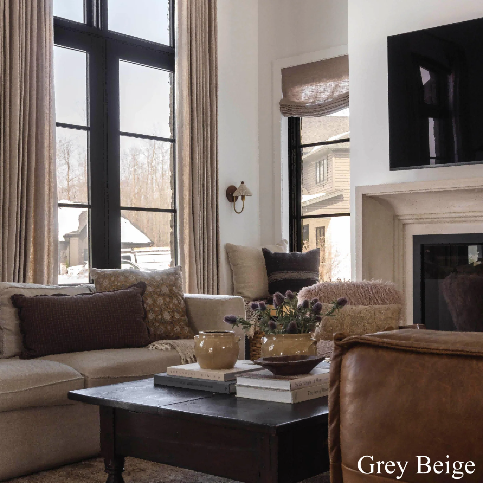 Jenna Linen Roman Shades & Blinds | Relaxed - Image 4