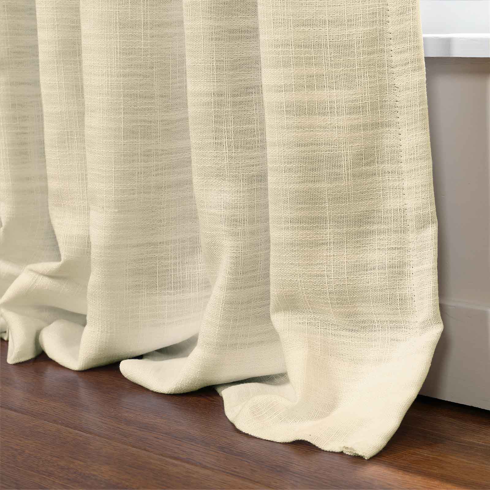 Kelly Flax Linen Curtains & Drapes Pleated - Image 8