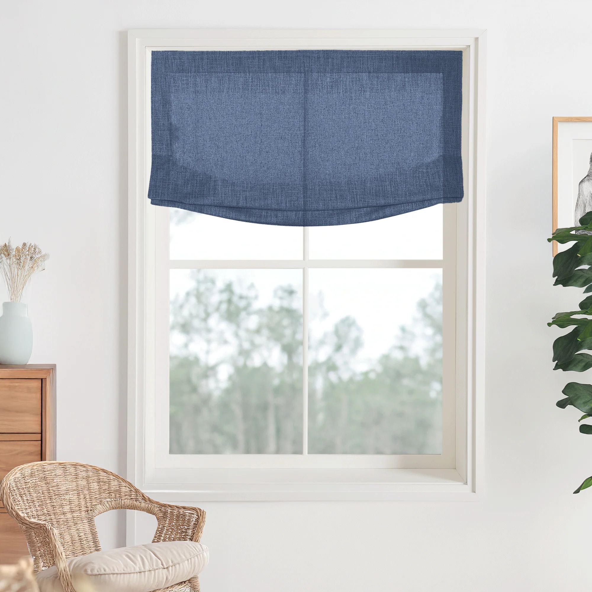 Kelly Linen Roman Shades & Blinds | Relaxed - Image 26