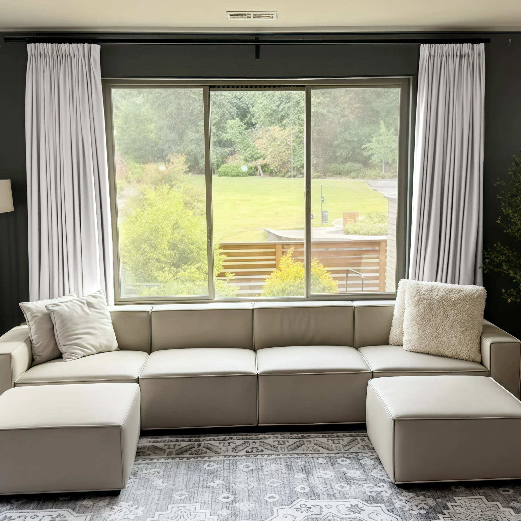 Lily Linen Curtains & Drapes Pleated - Image 30