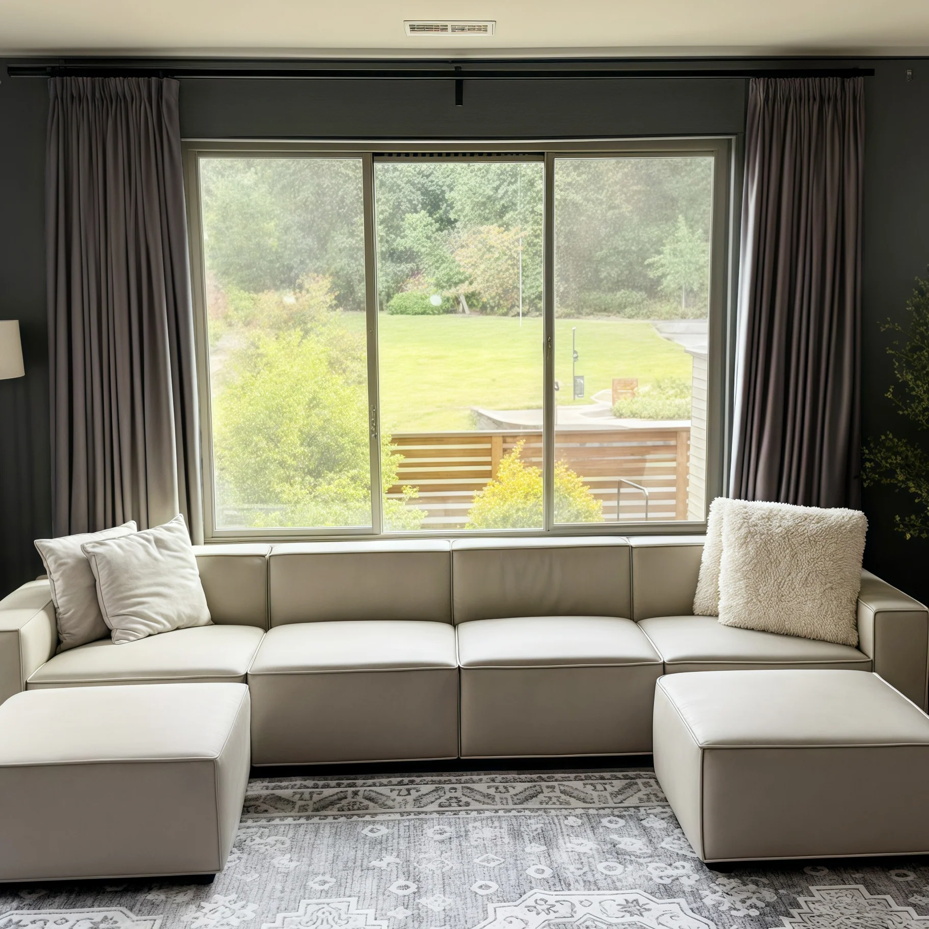 Lily Linen Curtains & Drapes Pleated - Image 41
