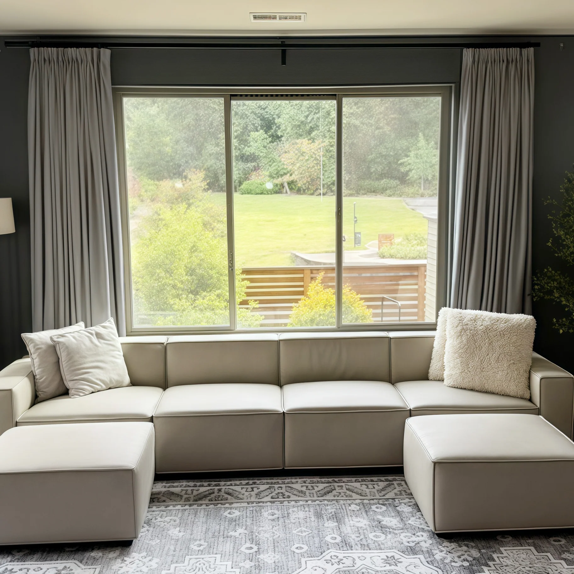 Lily Linen Curtains & Drapes Pleated - Image 46