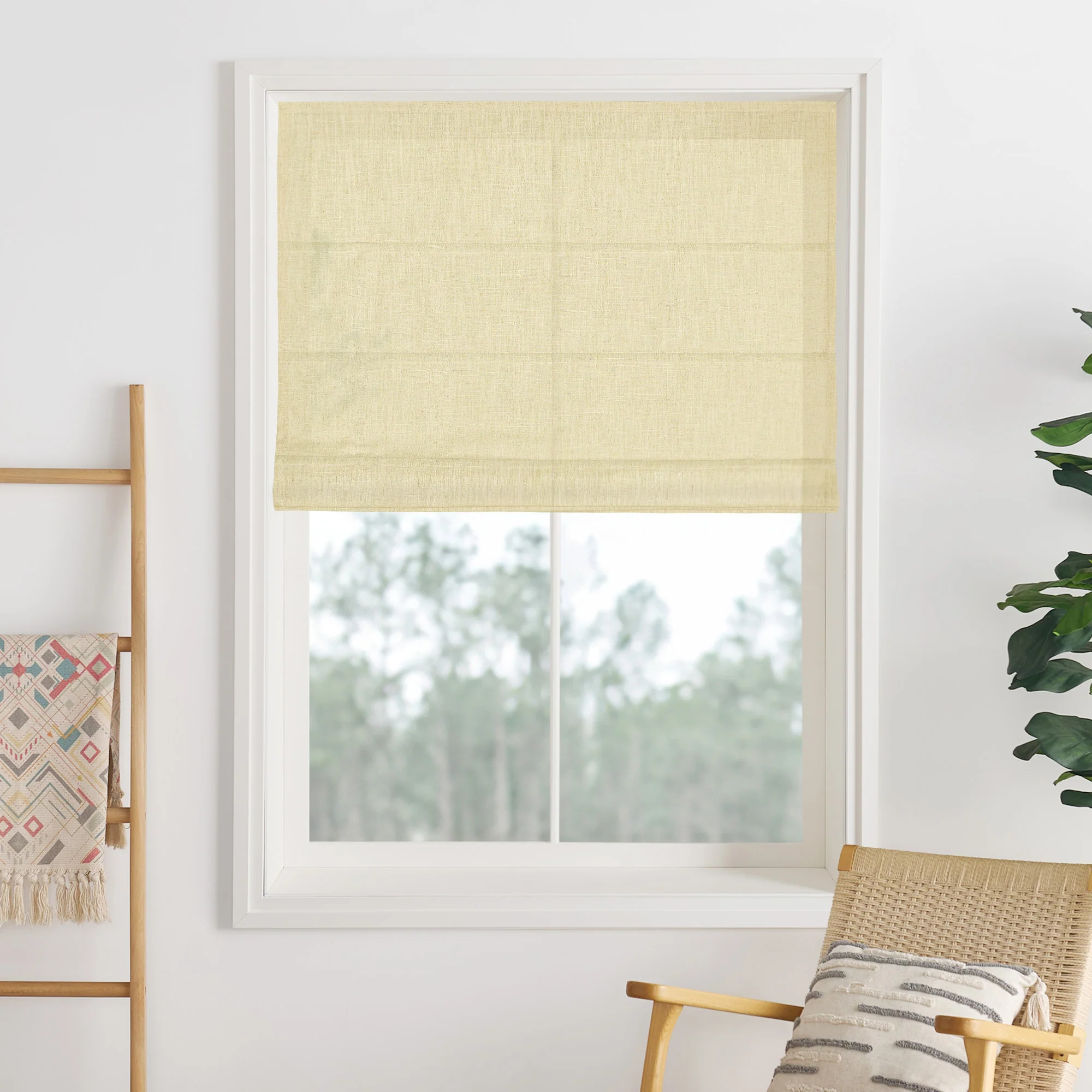 Lily Linen Roman Blackout Shades - Image 12
