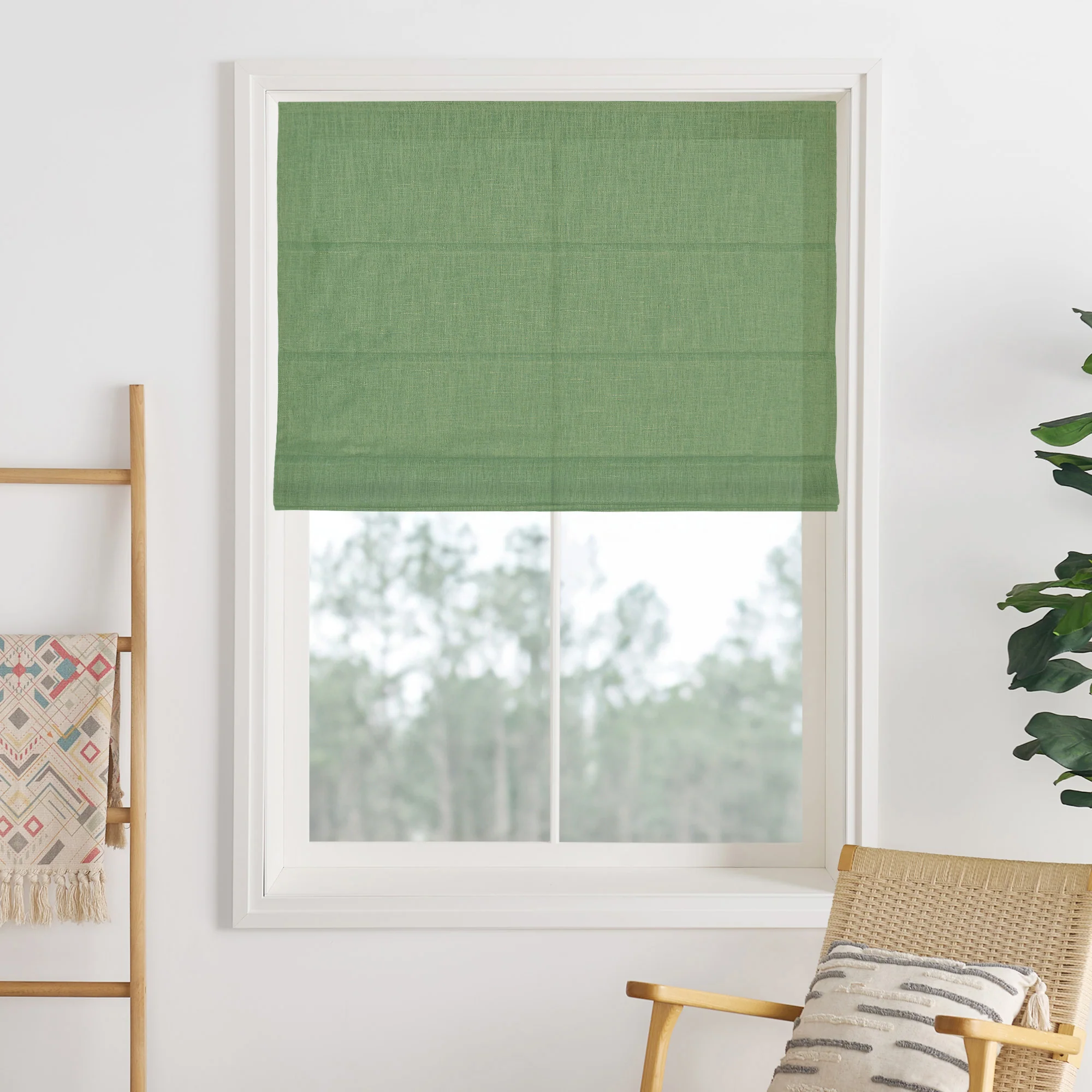 Lily Linen Roman Blackout Shades - Image 39