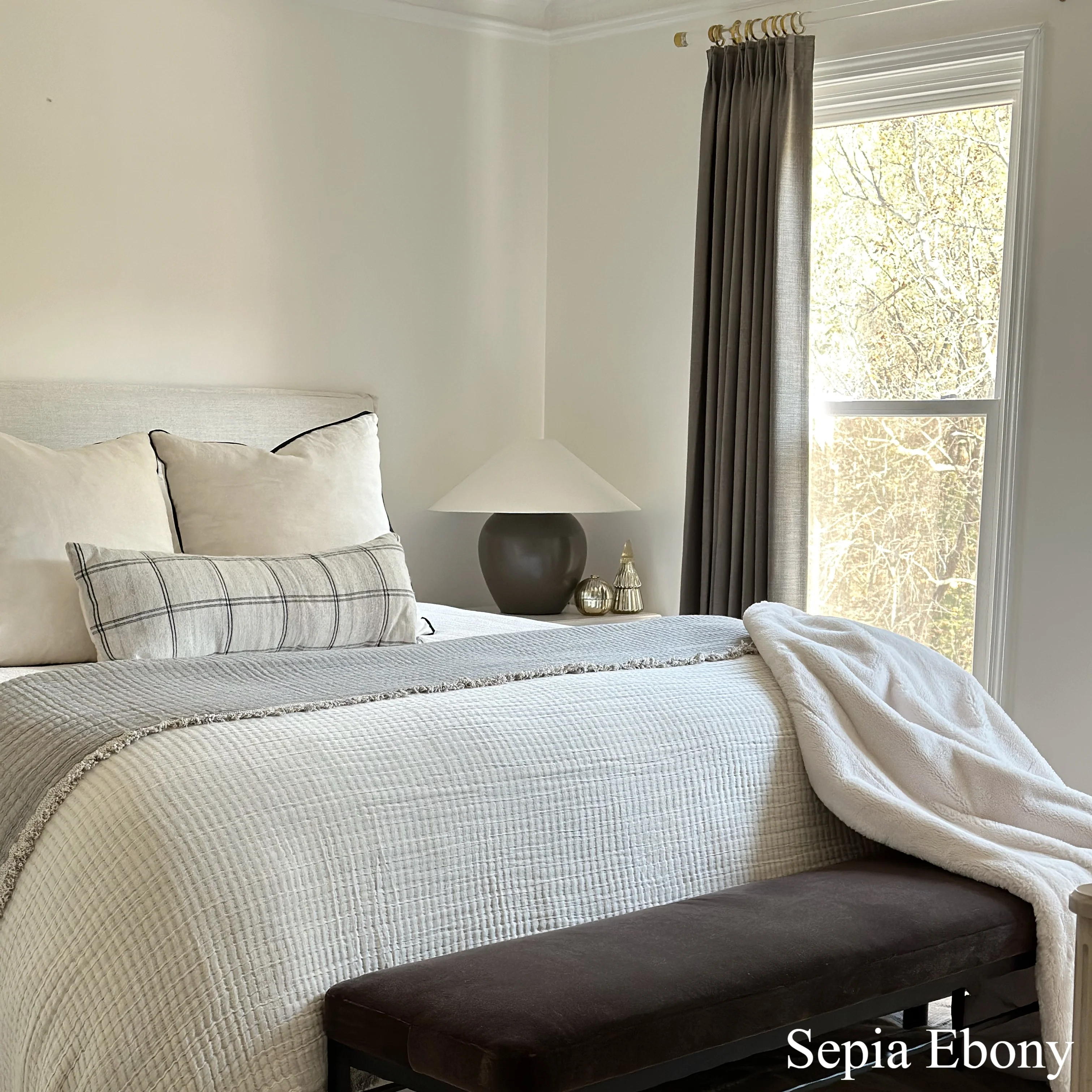 Lily Linen Curtains & Drapes Pleated - Image 12