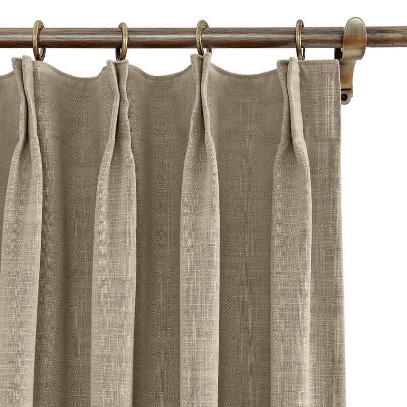 Lily Linen Curtains & Drapes Pleated - Image 28