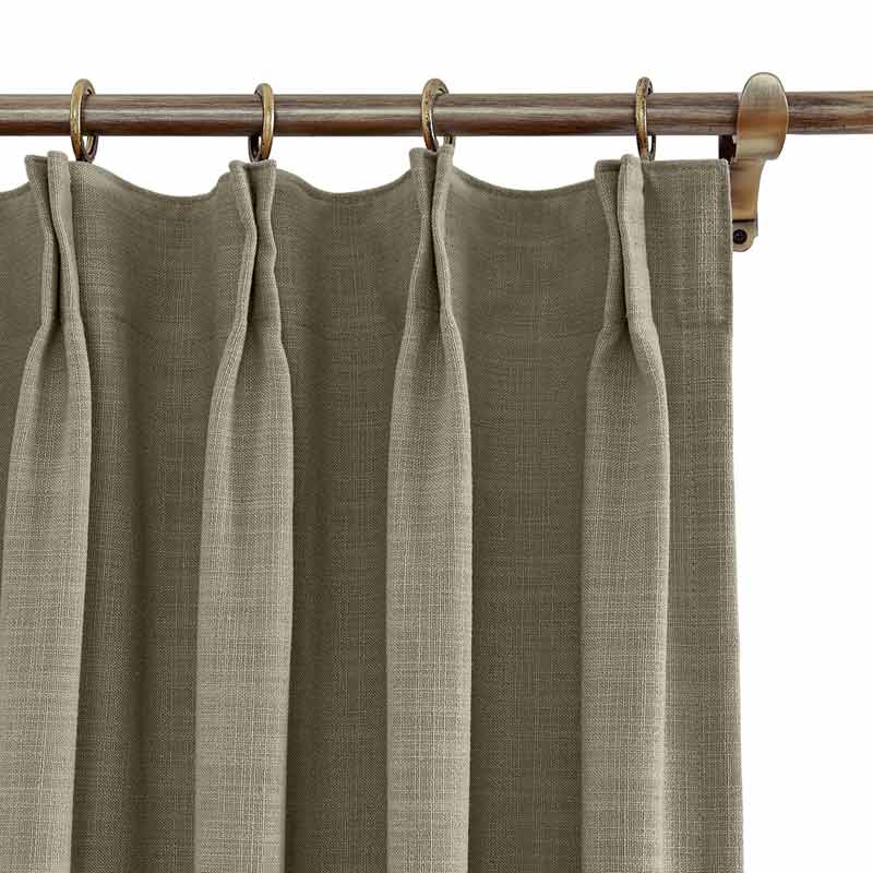Lily Linen Curtains & Drapes Pleated - Image 29