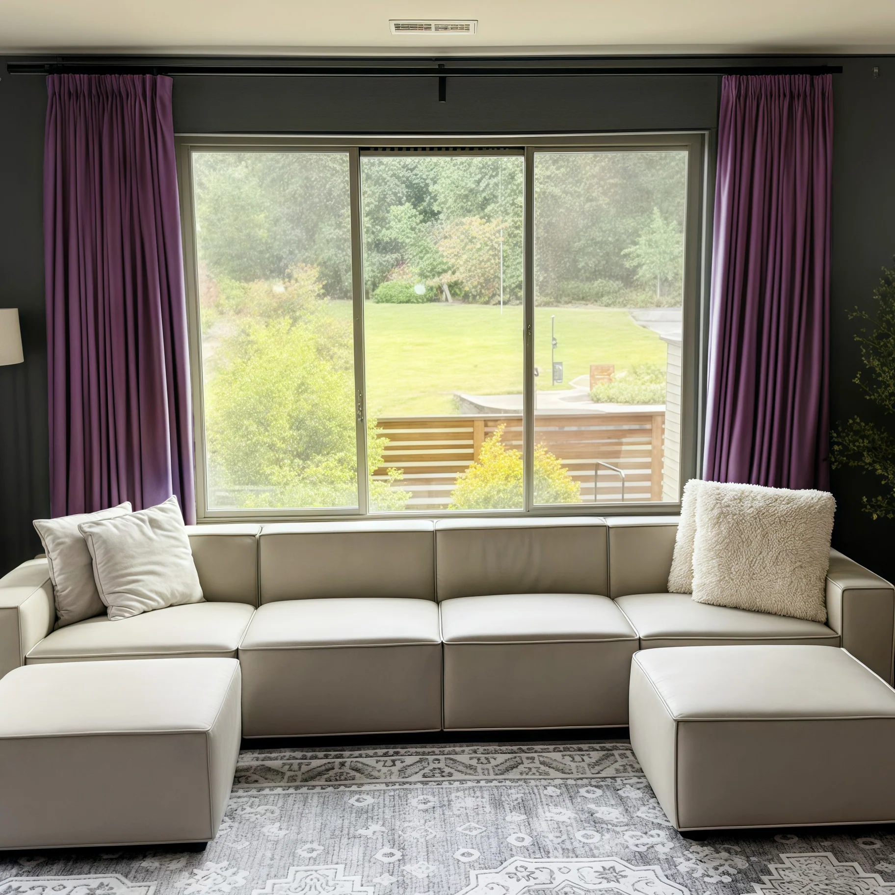 Lily Linen Curtains & Drapes Pleated - Image 49