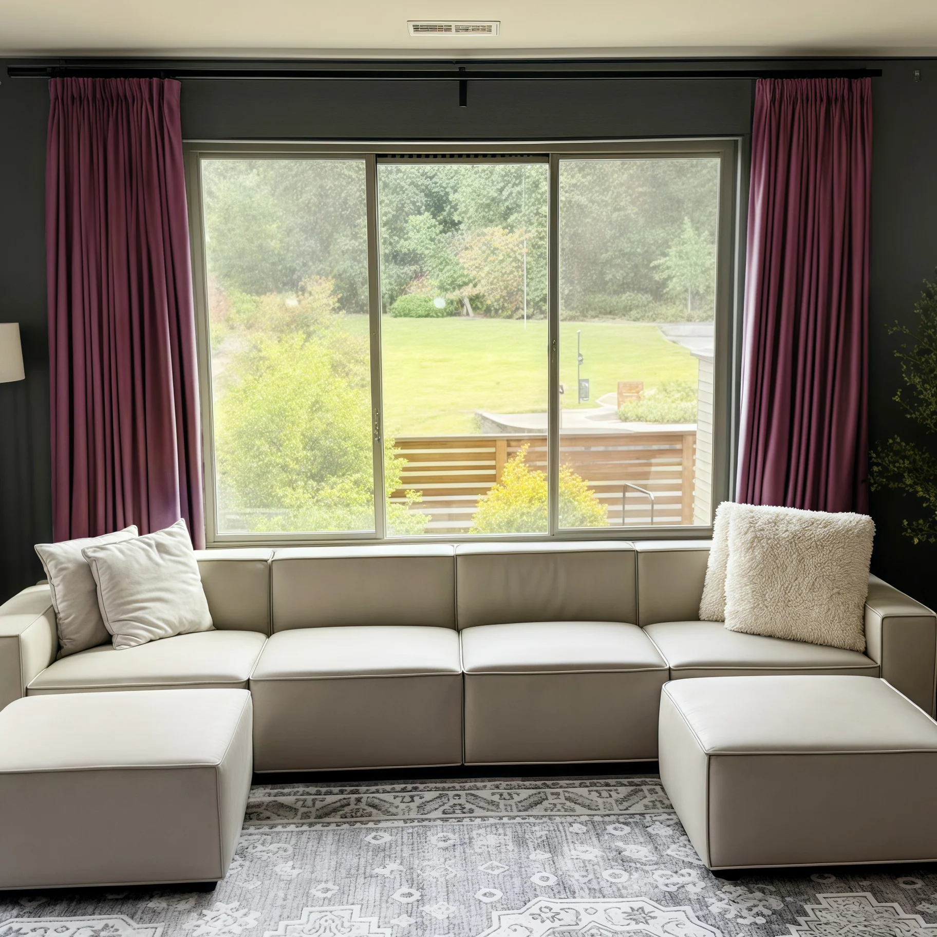 Lily Linen Curtains & Drapes Pleated - Image 50