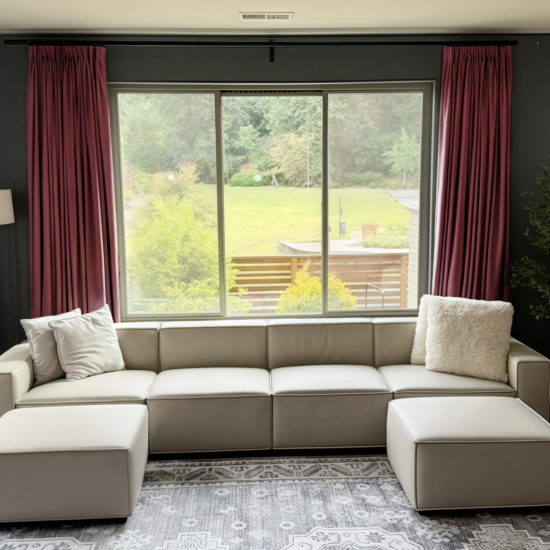 Lily Linen Curtains & Drapes Pleated - Image 51