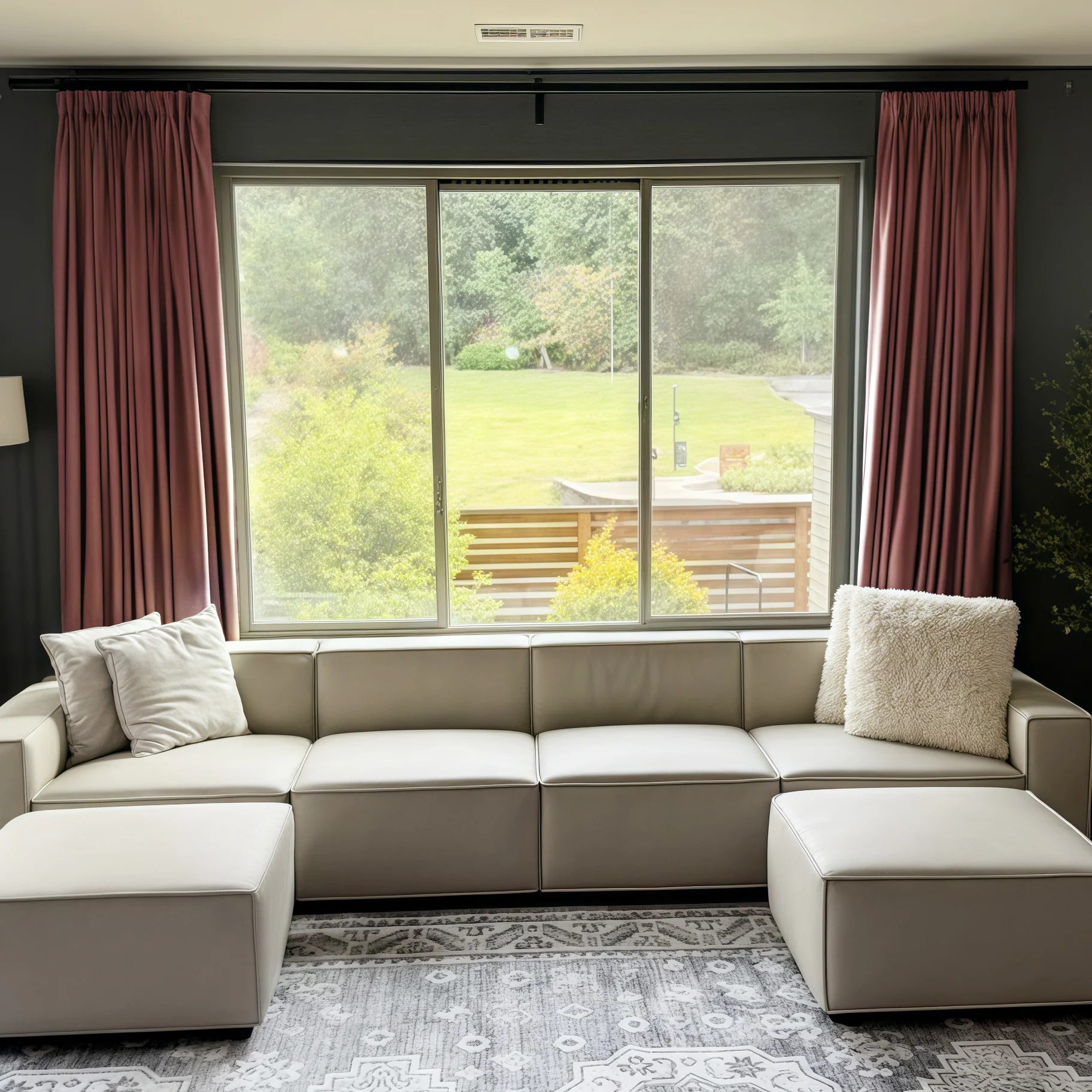 Lily Linen Curtains & Drapes Pleated - Image 52