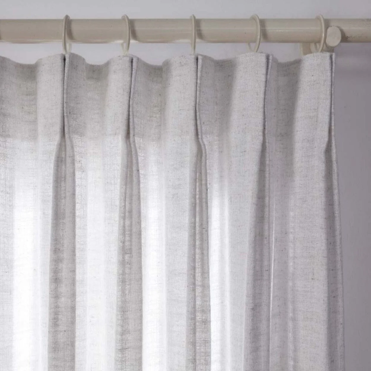 Lily Linen Curtains & Drapes Pleated - Image 18
