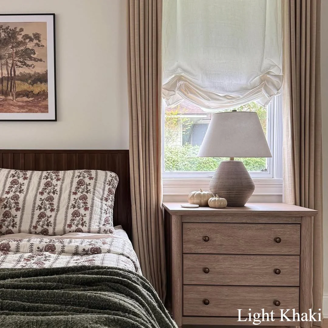 Lily Linen Curtains & Drapes Pleated - Image 13