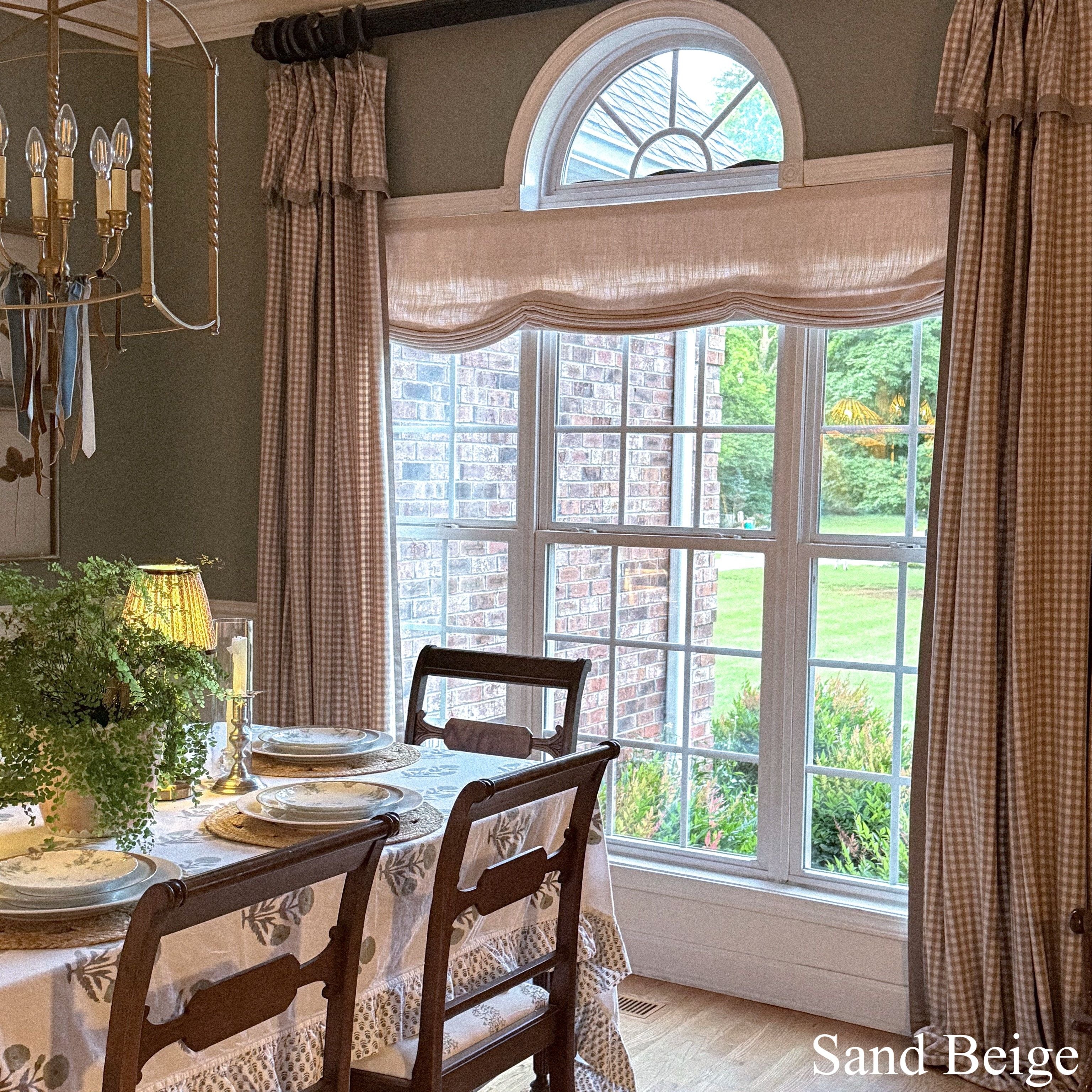 Lily Linen Curtains & Drapes Pleated - Image 5