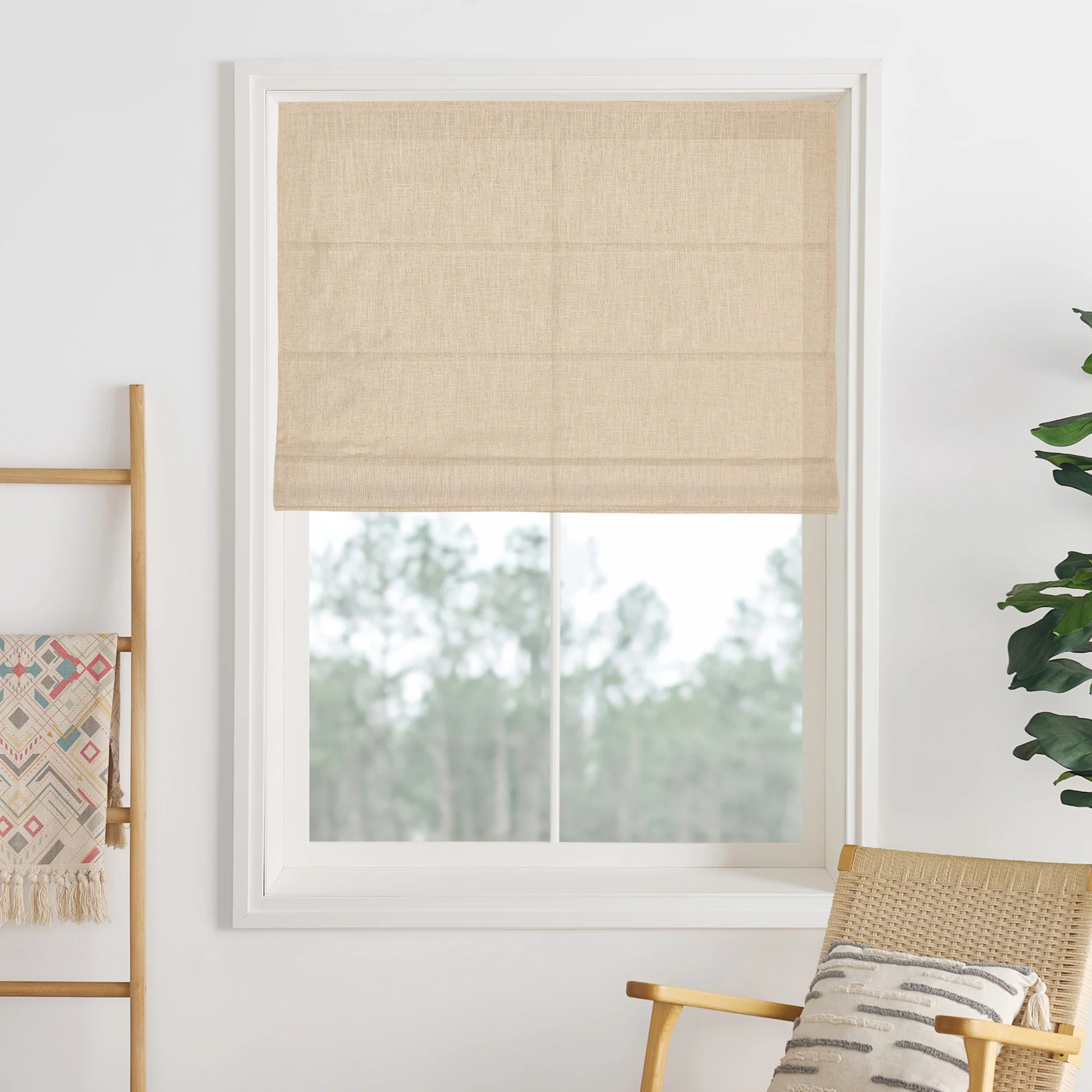 Lily Linen Roman Shades & Blinds - Image 25
