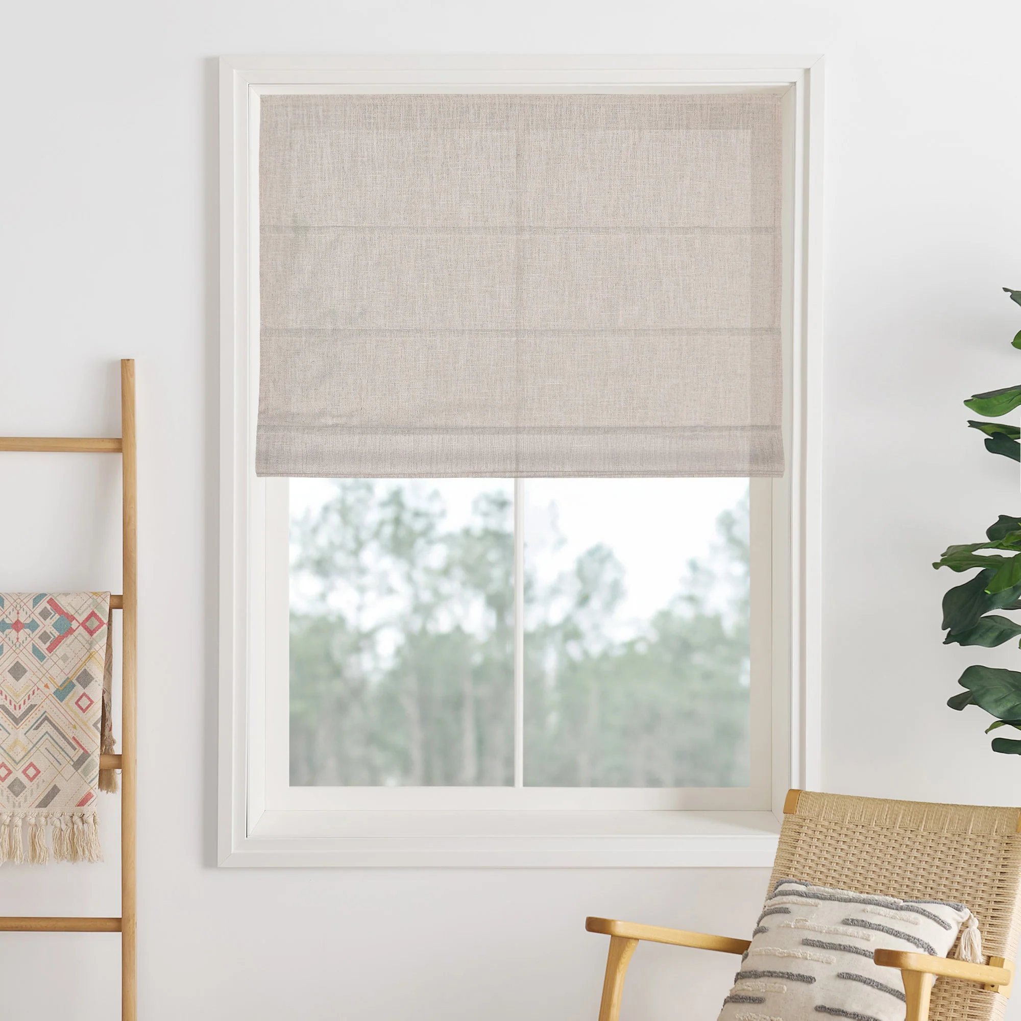 Lily Linen Roman Shades & Blinds - Image 30