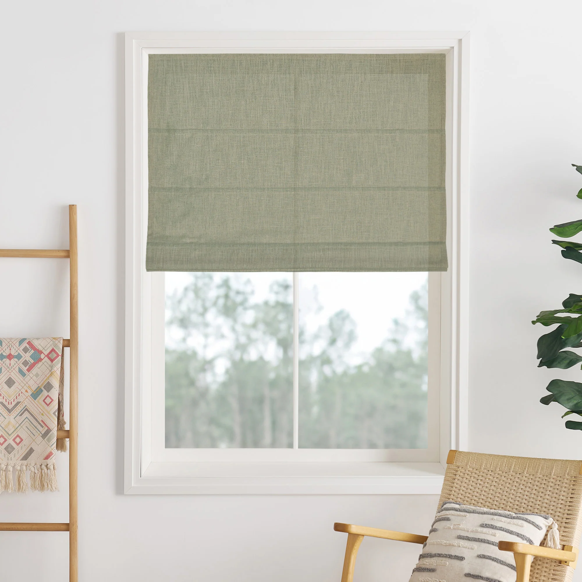 Lily Linen Roman Shades & Blinds - Image 32