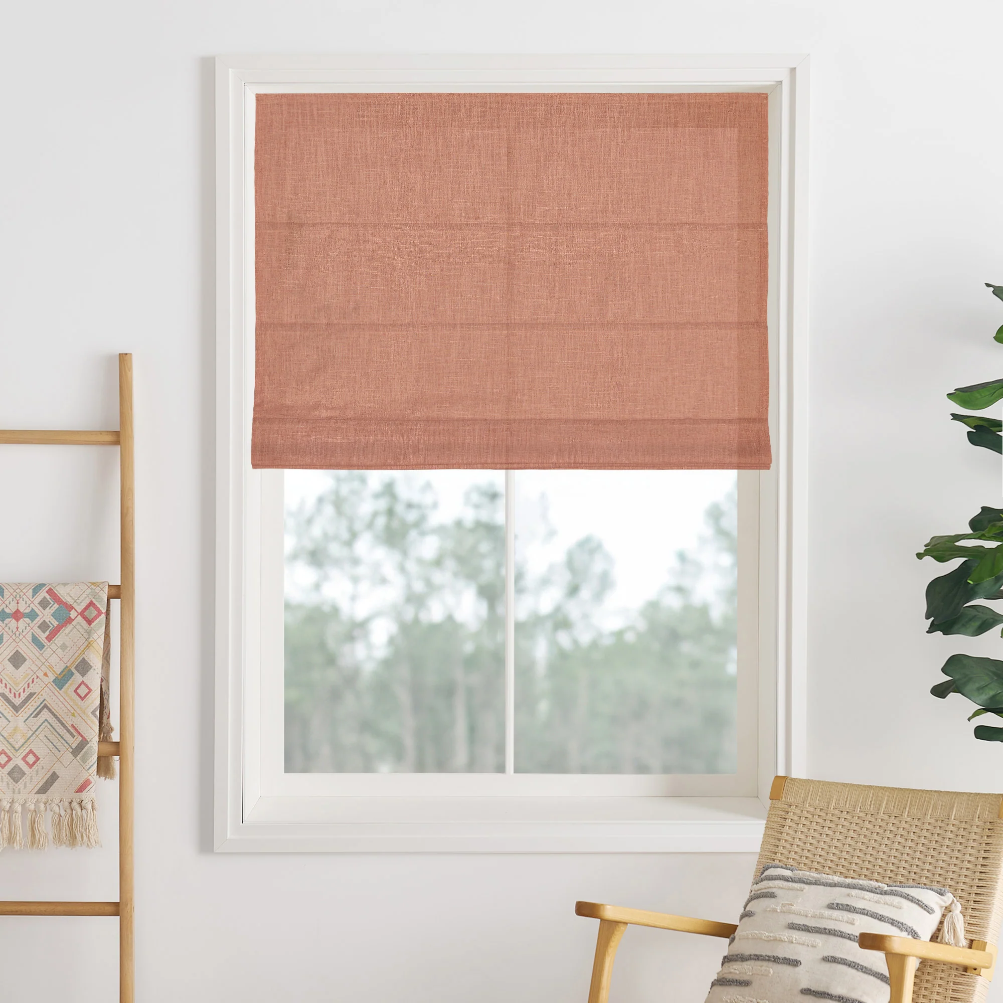 Lily Linen Roman Shades & Blinds - Image 43