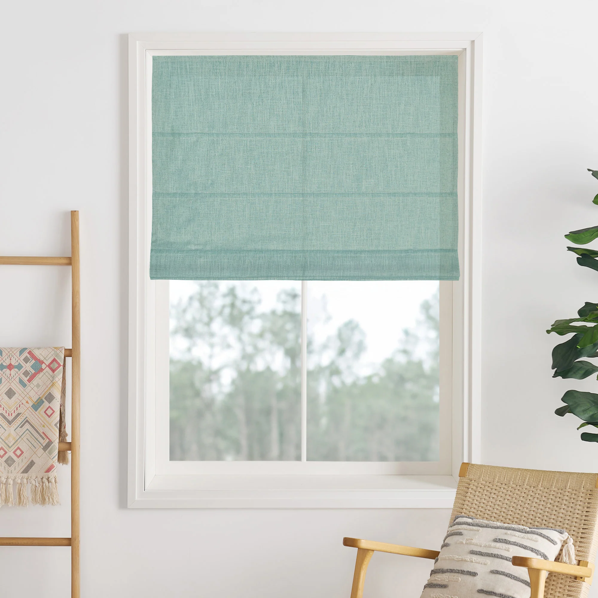 Lily Linen Roman Shades & Blinds - Image 52