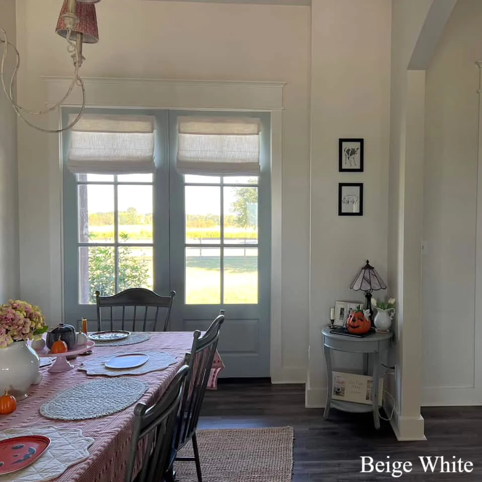 Lily Linen Roman Shades & Blinds for French Door - Image 3