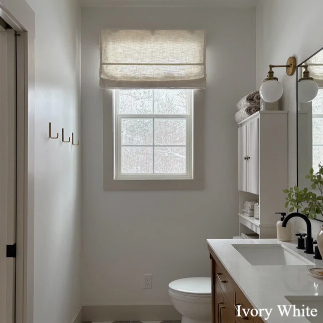 Lily Linen Roman Shades & Blinds | Plain Fold - Image 5