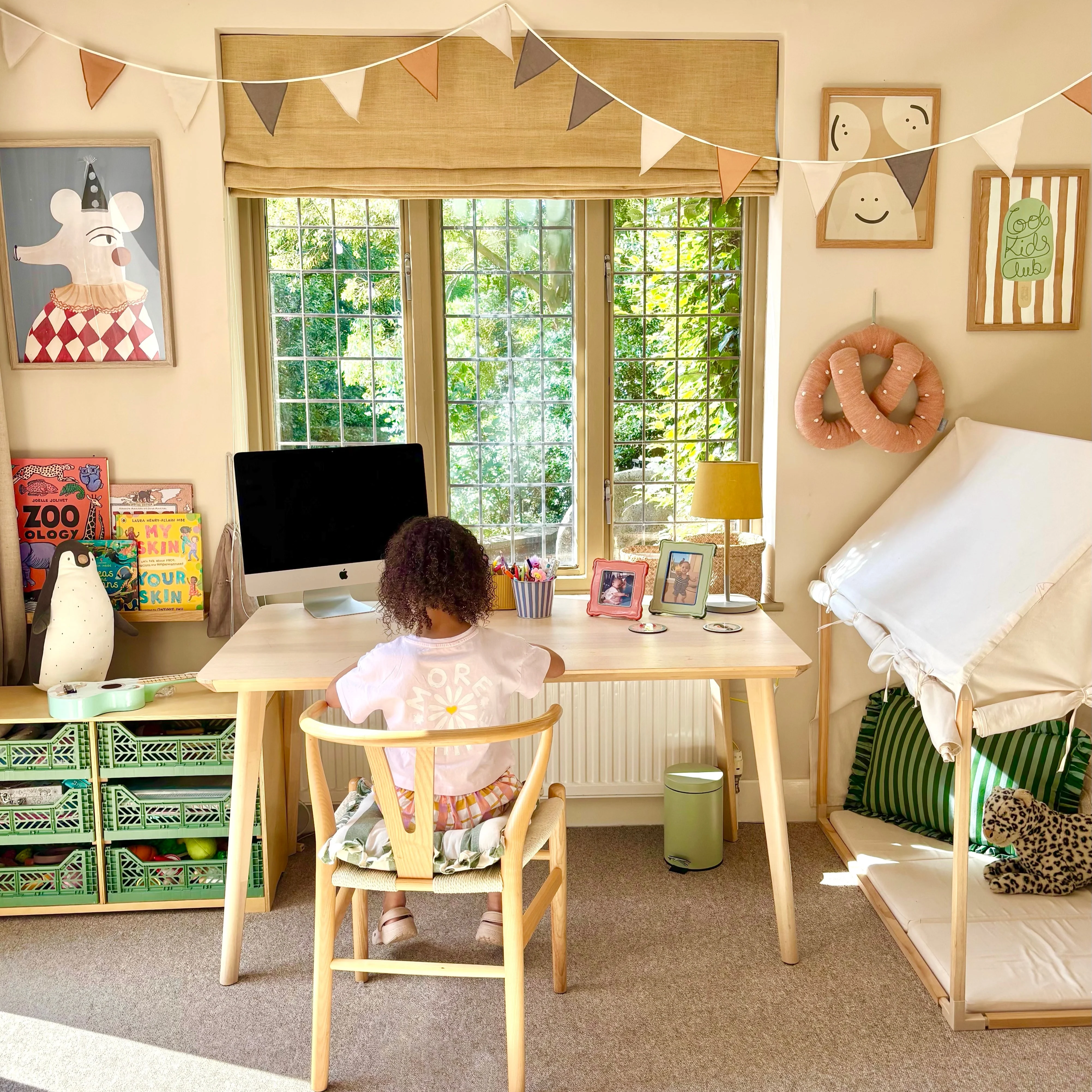 Lily Linen Roman Shades & Blinds | Plain Fold - Image 6