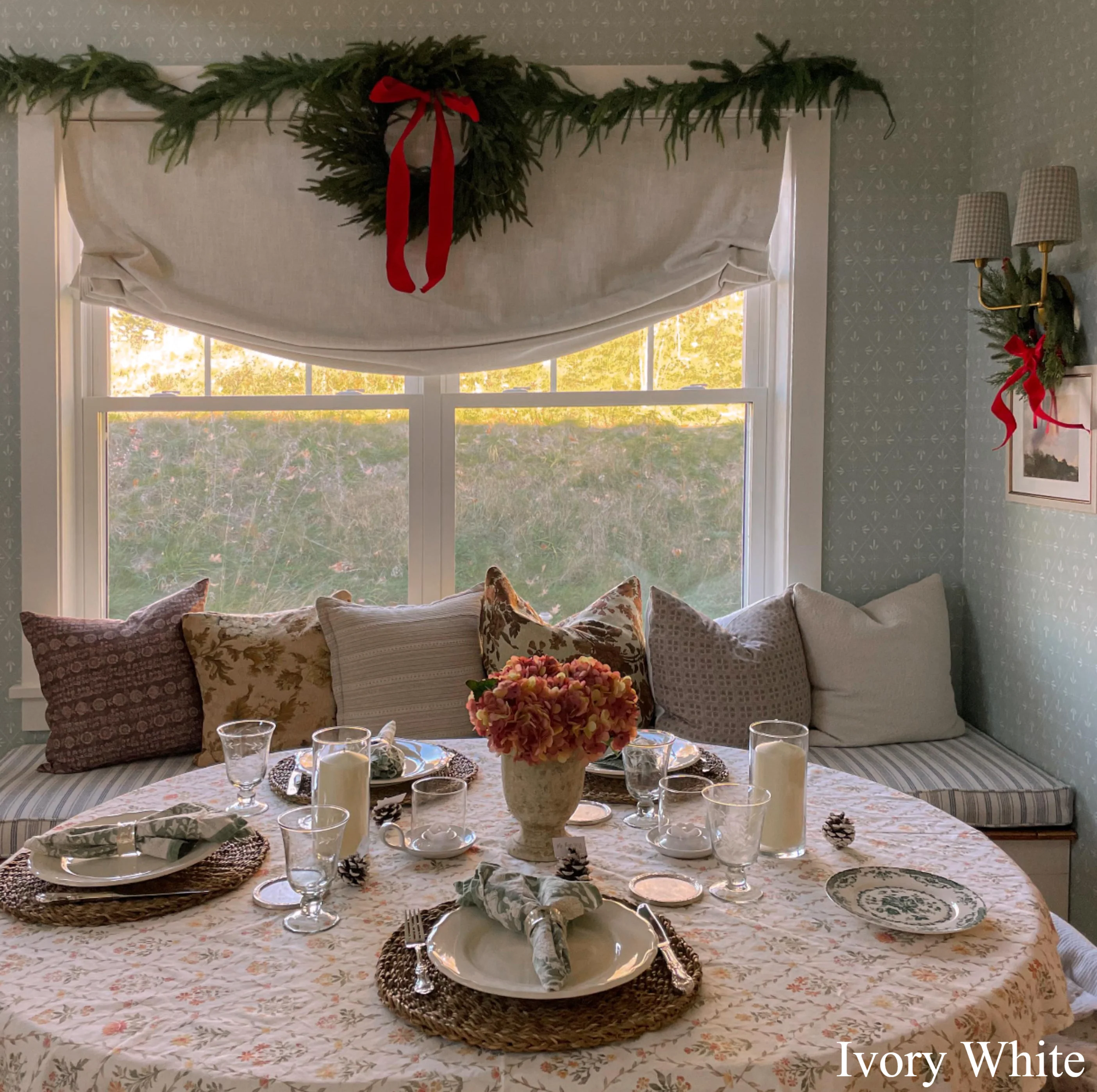 Lily Linen Roman Shades & Blinds | Relaxed - Image 12