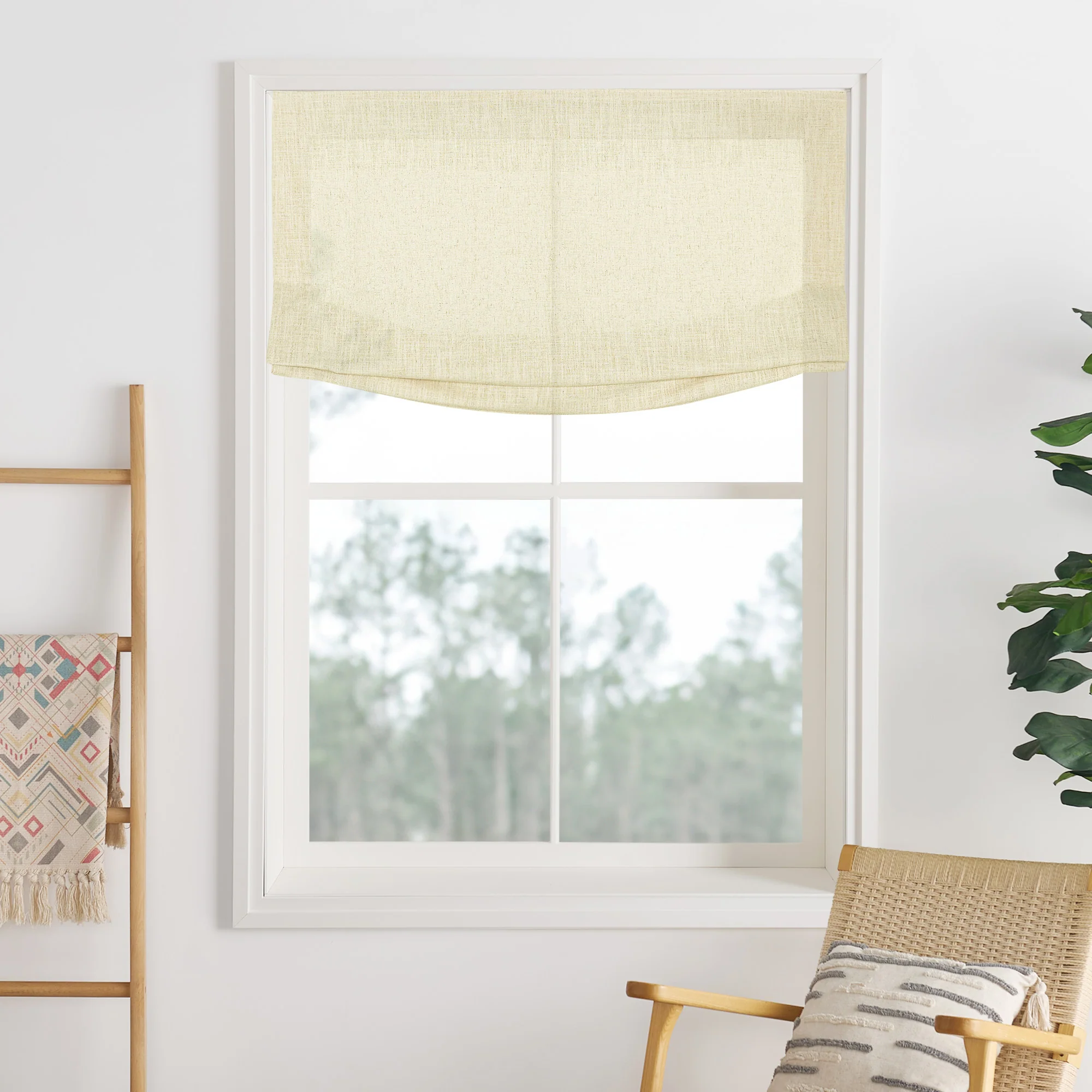 Lily Linen Roman Shades & Blinds | Relaxed - Image 21