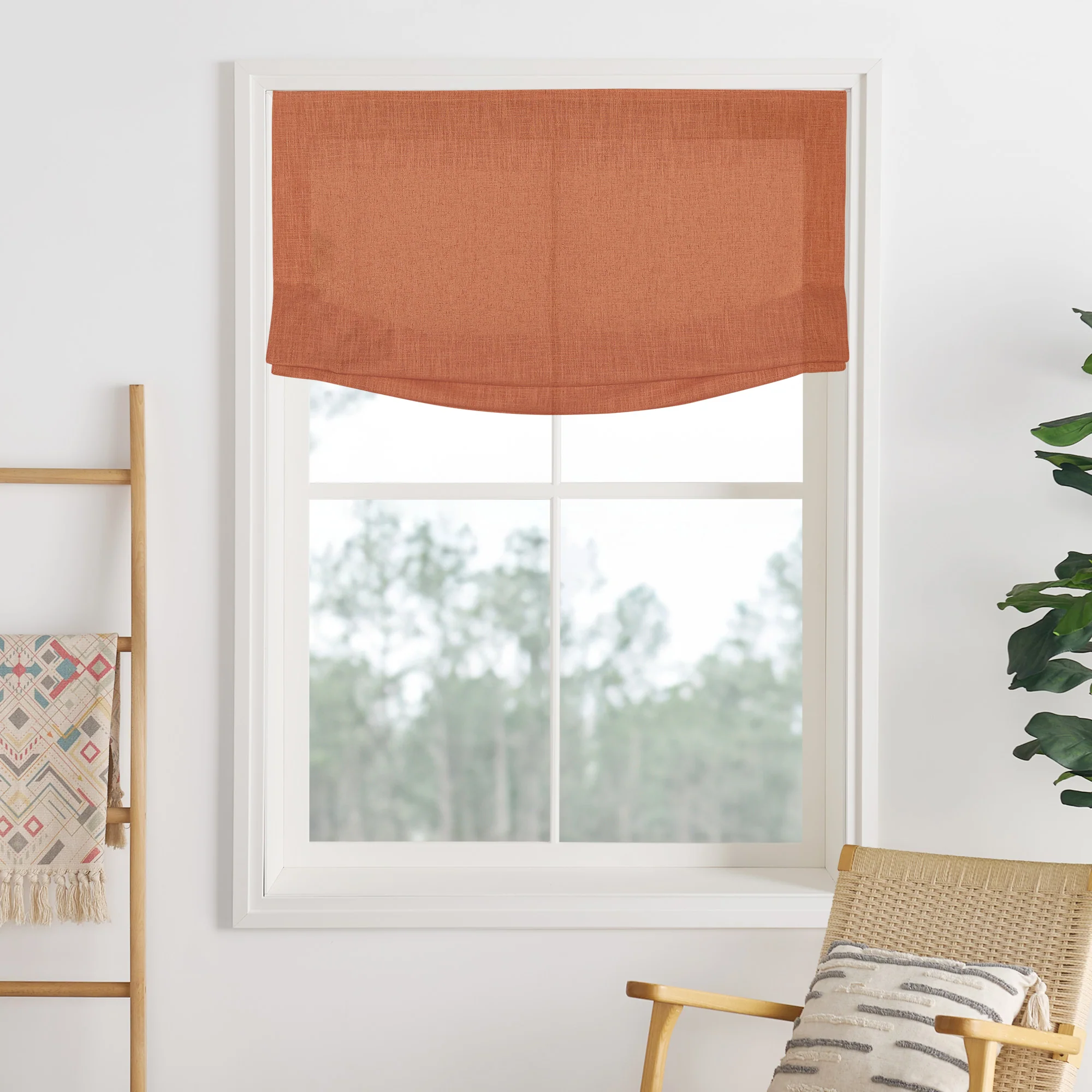Lily Linen Roman Shades & Blinds | Relaxed - Image 23