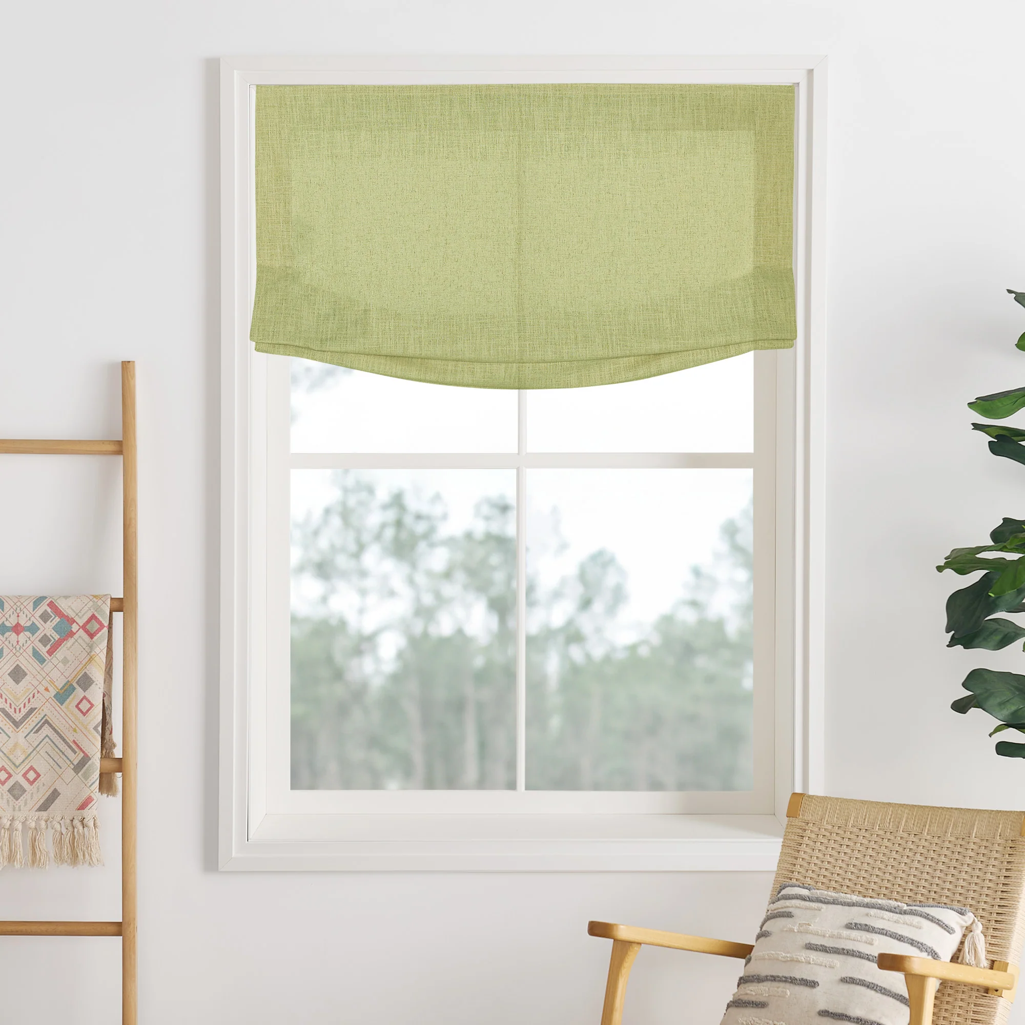 Lily Linen Roman Shades & Blinds | Relaxed - Image 26